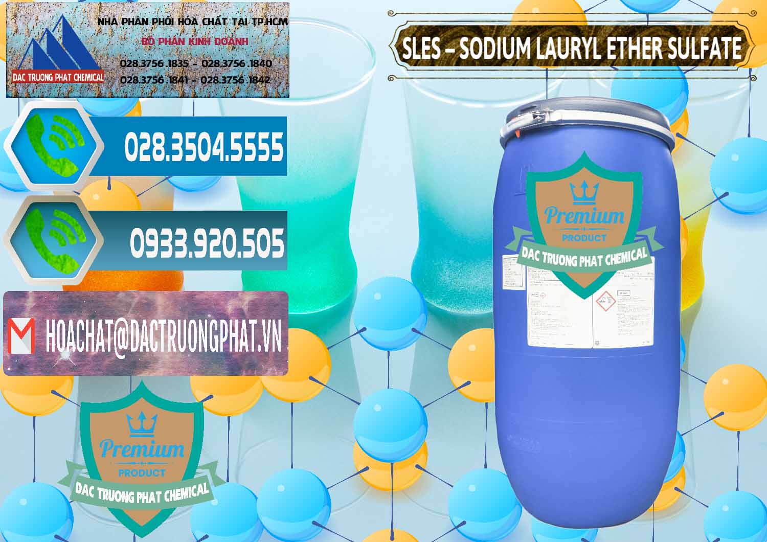 Nơi chuyên cung cấp - bán Chất Tạo Bọt Sles - Sodium Lauryl Ether Sulphate Kao Indonesia - 0046 - Bán _ cung cấp hóa chất tại TP.HCM - congtyhoachat.net