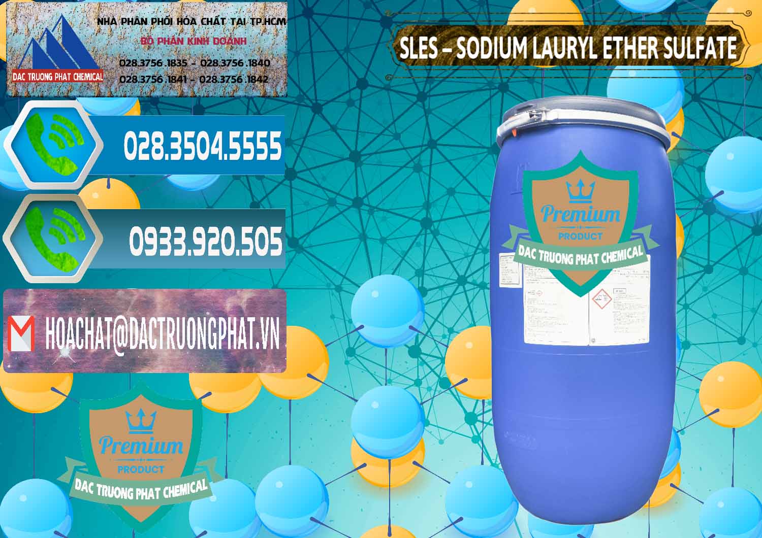 Cty kinh doanh _ bán Chất Tạo Bọt Sles - Sodium Lauryl Ether Sulphate Kao Indonesia - 0046 - Công ty chuyên kinh doanh và phân phối hóa chất tại TP.HCM - congtyhoachat.net