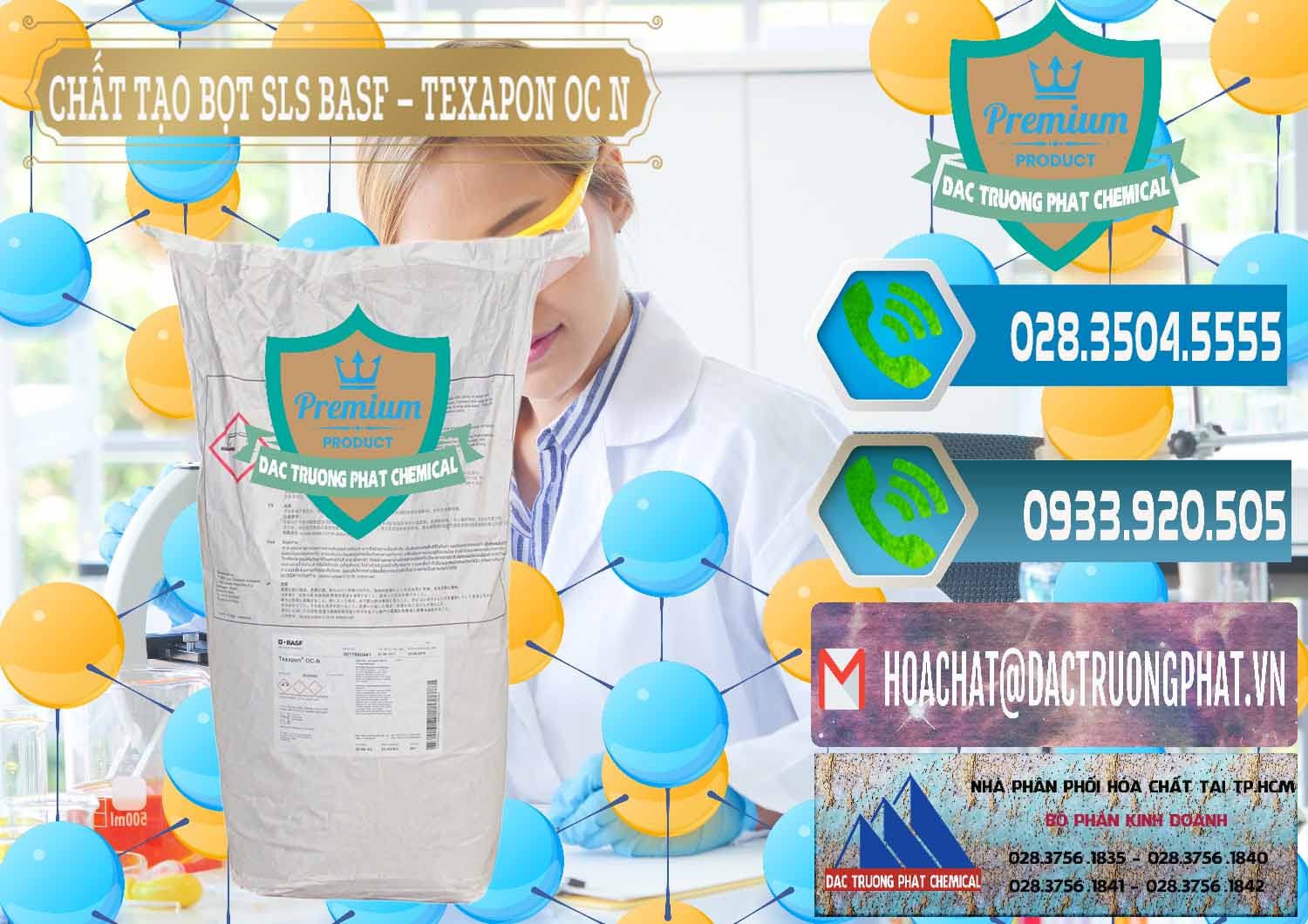 Đơn vị kinh doanh ( bán ) Chất Tạo Bọt SLS - Sodium Lauryl Sulfate BASF Texapon OC N - 0049 - Đơn vị bán _ cung cấp hóa chất tại TP.HCM - congtyhoachat.net