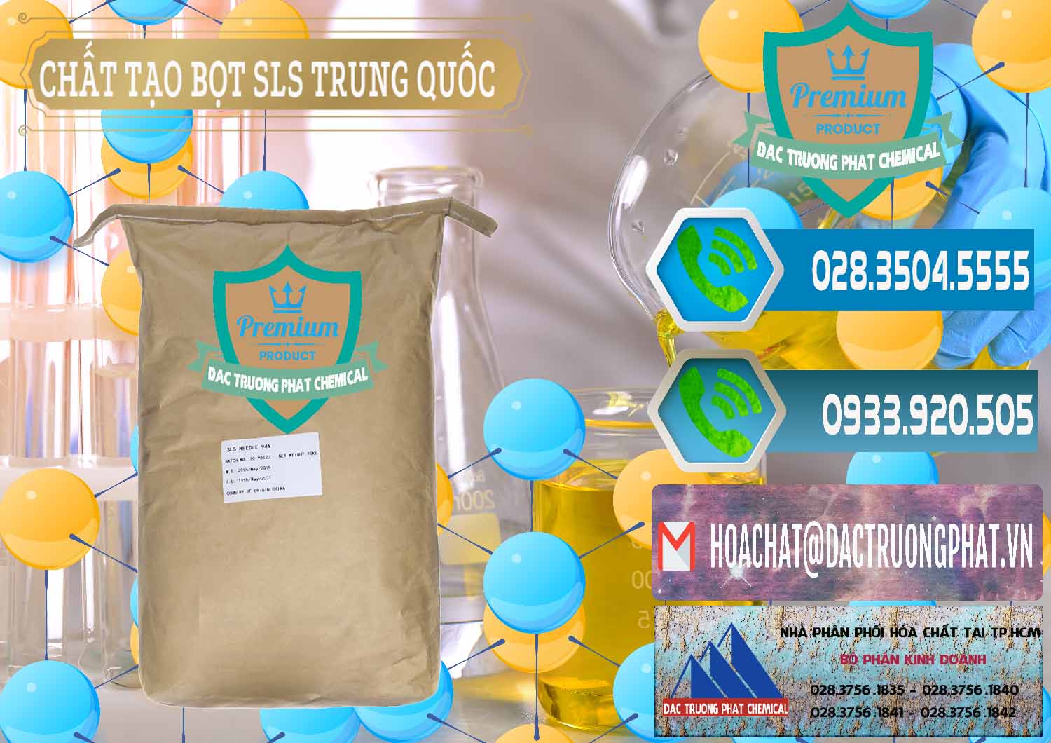 Nơi bán & cung ứng Chất Tạo Bọt SLS - Sodium Lauryl Sulfate Trung Quốc China - 0048 - Nơi chuyên cung cấp _ kinh doanh hóa chất tại TP.HCM - congtyhoachat.net
