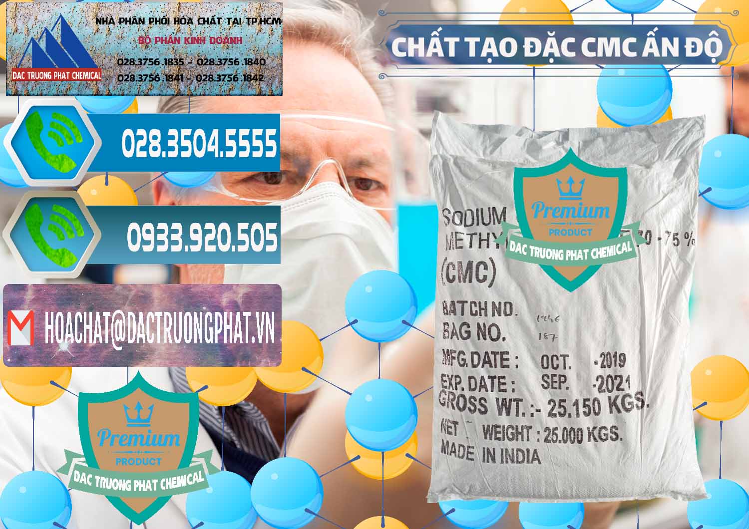 Nơi chuyên phân phối _ bán Chất Tạo Đặc CMC - Carboxyl Methyl Cellulose Ấn Độ India - 0044 - Công ty chuyên cung cấp và nhập khẩu hóa chất tại TP.HCM - congtyhoachat.net