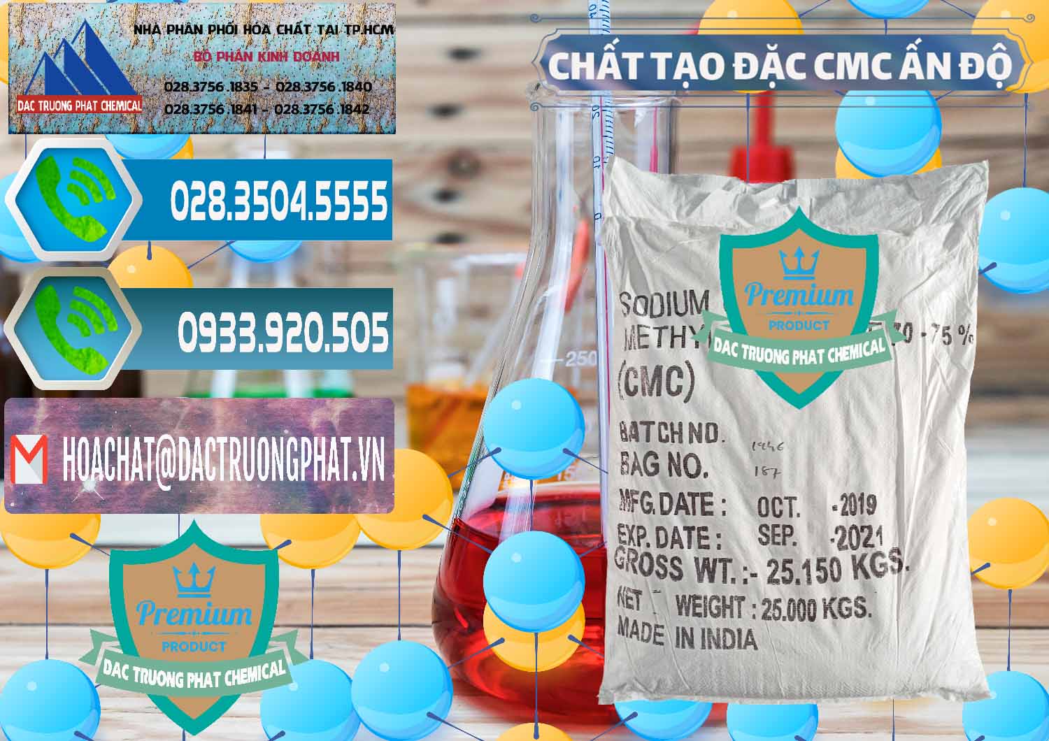 Nhà nhập khẩu ( bán ) Chất Tạo Đặc CMC - Carboxyl Methyl Cellulose Ấn Độ India - 0044 - Cung cấp & phân phối hóa chất tại TP.HCM - congtyhoachat.net