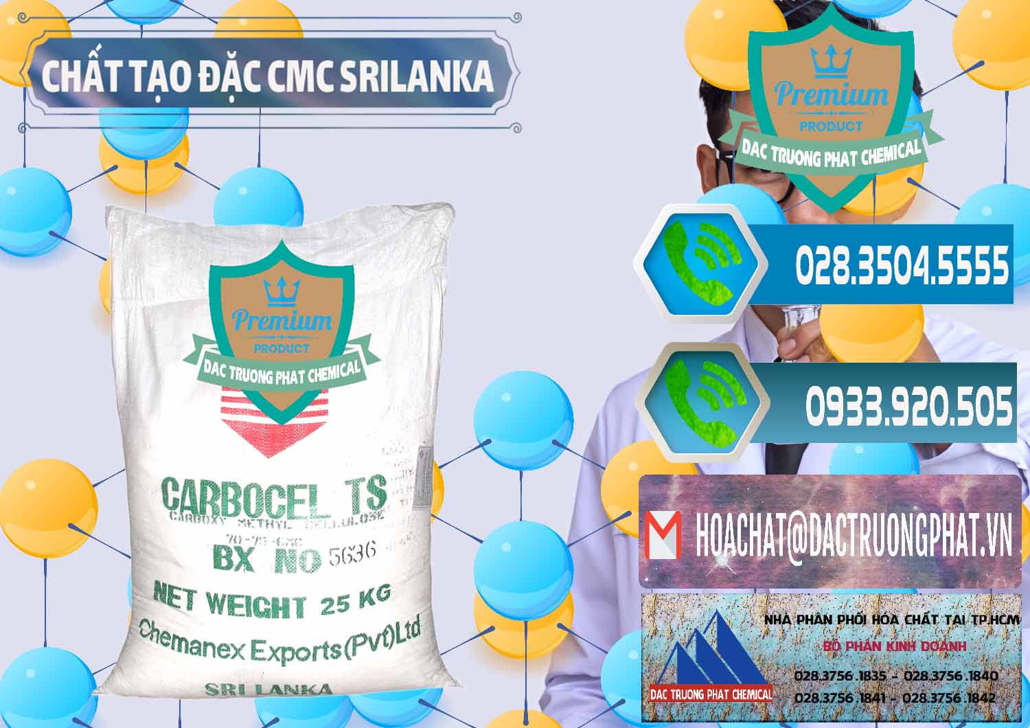 Đơn vị bán _ cung cấp Chất Tạo Đặc CMC - Carboxyl Methyl Cellulose Srilanka - 0045 - Cty phân phối & cung ứng hóa chất tại TP.HCM - congtyhoachat.net
