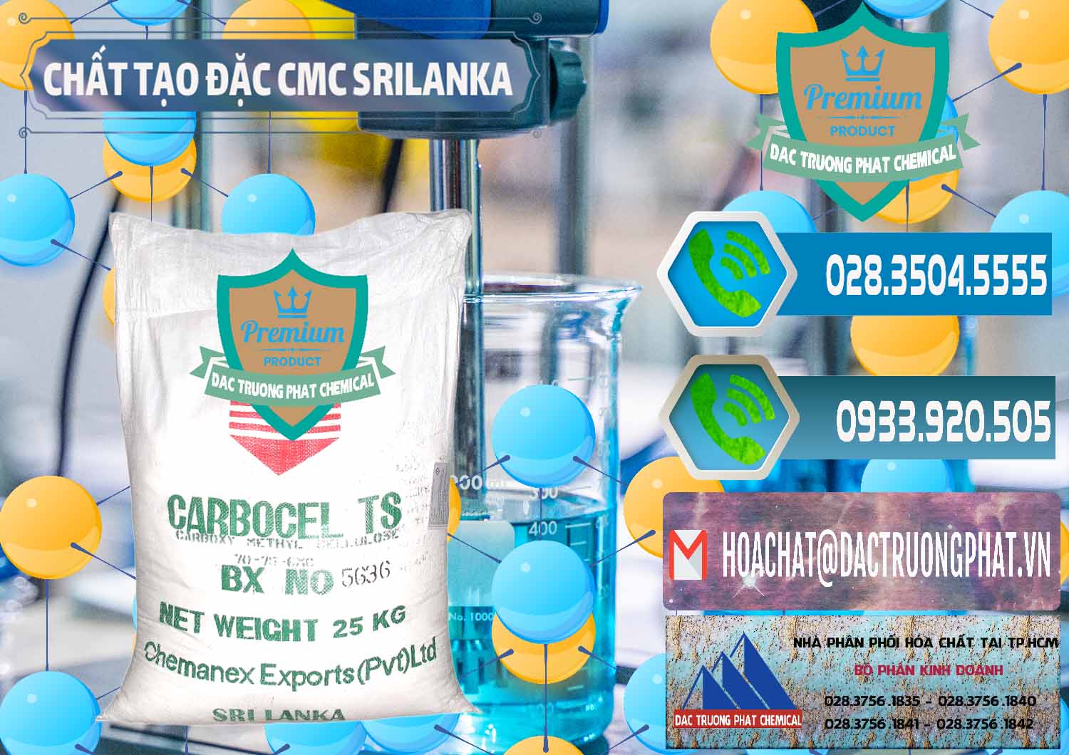 Công ty cung cấp và bán Chất Tạo Đặc CMC - Carboxyl Methyl Cellulose Srilanka - 0045 - Công ty cung cấp - kinh doanh hóa chất tại TP.HCM - congtyhoachat.net