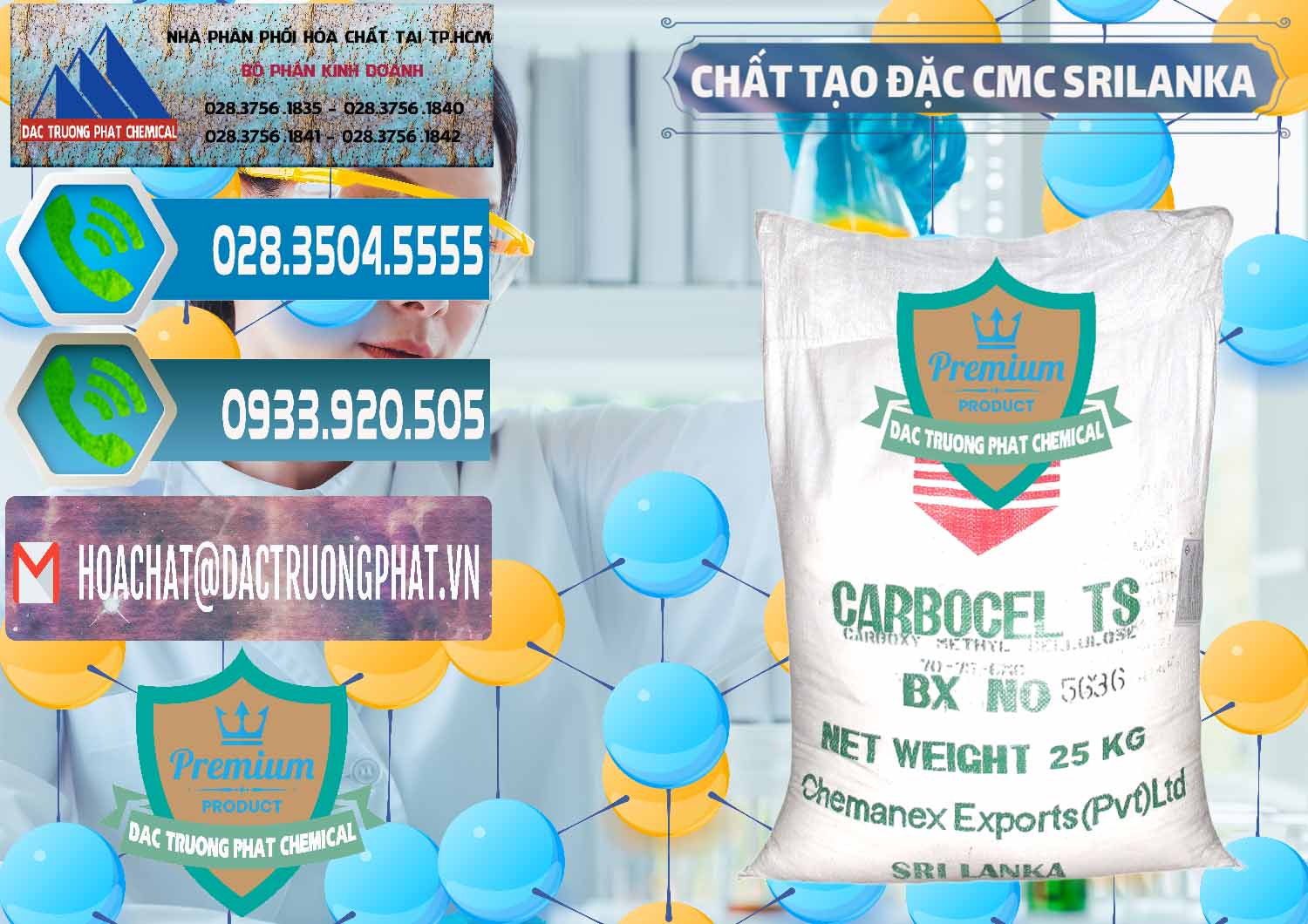 Nơi chuyên nhập khẩu & bán Chất Tạo Đặc CMC - Carboxyl Methyl Cellulose Srilanka - 0045 - Công ty nhập khẩu _ phân phối hóa chất tại TP.HCM - congtyhoachat.net