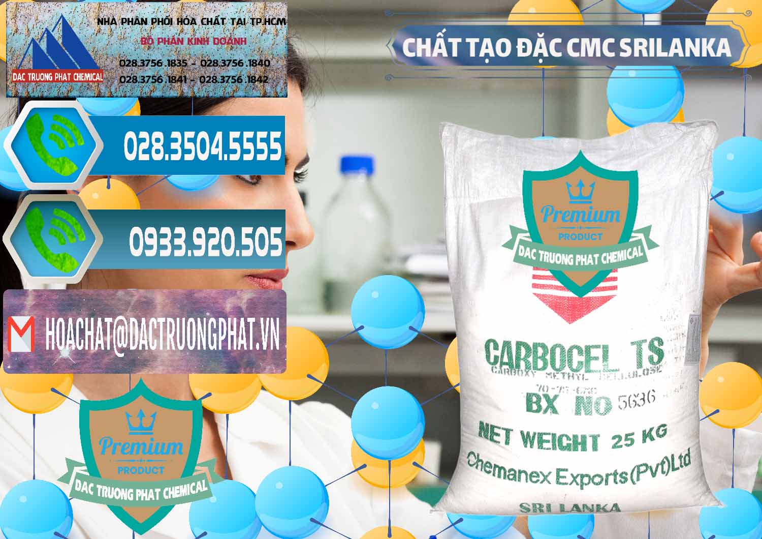 Nhập khẩu ( bán ) Chất Tạo Đặc CMC - Carboxyl Methyl Cellulose Srilanka - 0045 - Nơi chuyên bán ( cung cấp ) hóa chất tại TP.HCM - congtyhoachat.net