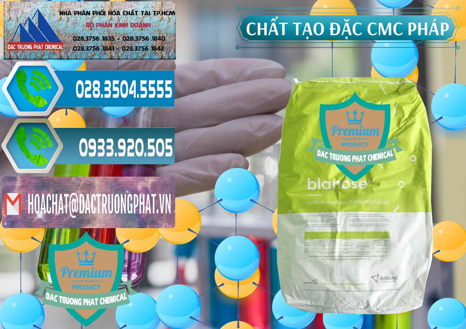 Cty chuyên cung cấp và bán Chất Tạo Đặc CMC - Carboxyl Methyl Cellulose Pháp France - 0394 - Nhà phân phối & kinh doanh hóa chất tại TP.HCM - congtyhoachat.net