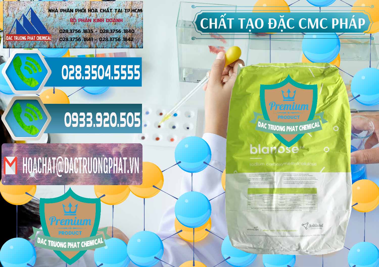 Nơi phân phối ( bán ) Chất Tạo Đặc CMC - Carboxyl Methyl Cellulose Pháp France - 0394 - Đơn vị cung cấp & nhập khẩu hóa chất tại TP.HCM - congtyhoachat.net