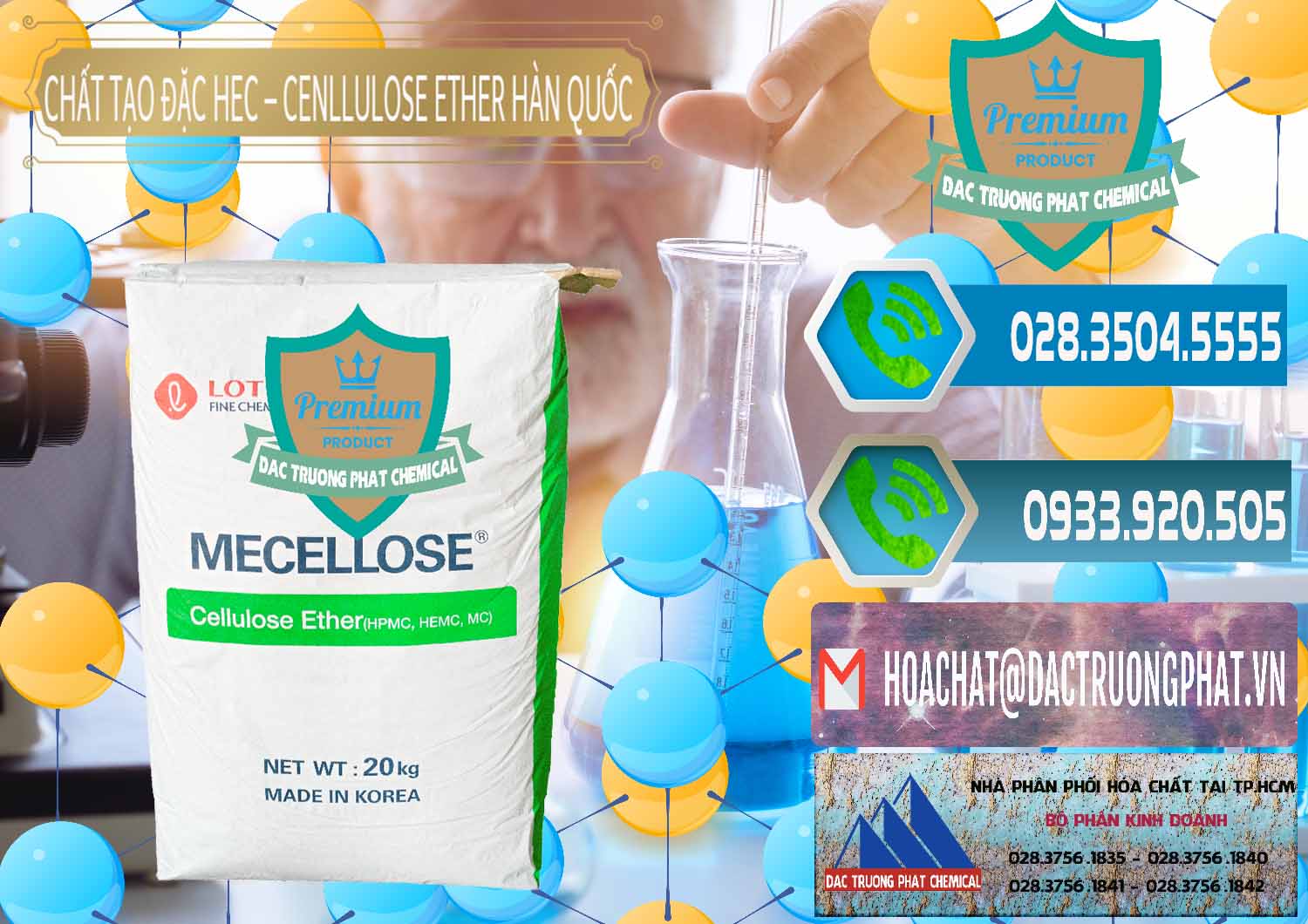 Đơn vị bán & phân phối Chất Tạo Đặc Hec Mecellose – Cenllulose Ether Lotte Hàn Quốc Korea - 0050 - Nơi cung ứng ( phân phối ) hóa chất tại TP.HCM - congtyhoachat.net