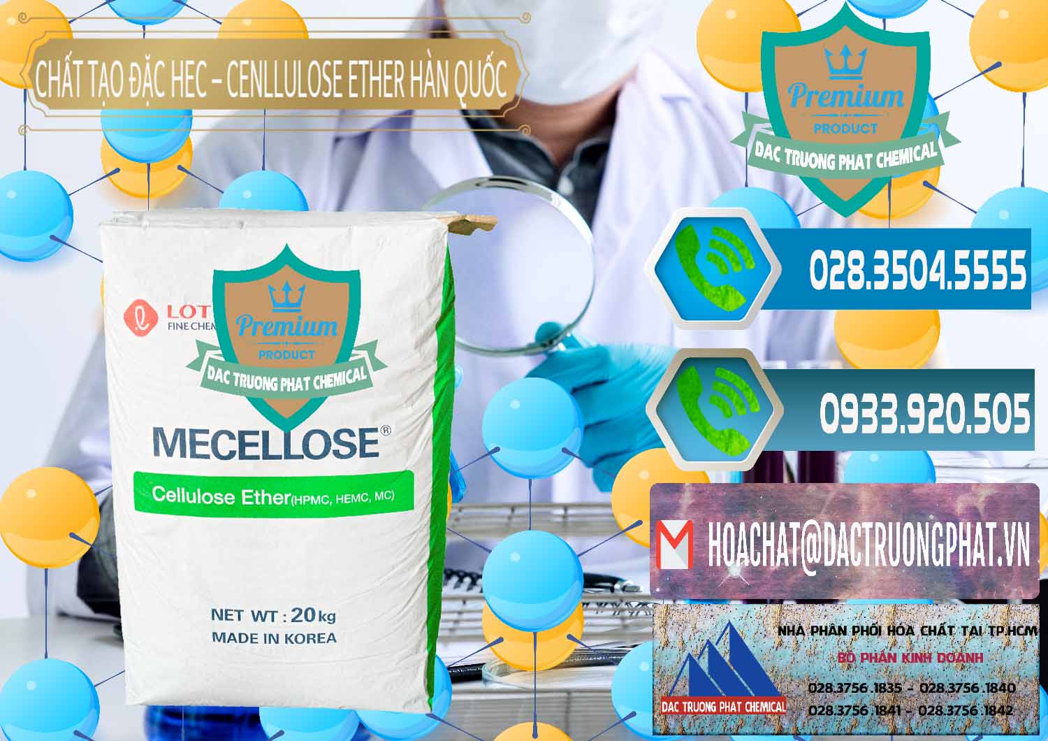 Nơi chuyên cung ứng & bán Chất Tạo Đặc Hec Mecellose – Cenllulose Ether Lotte Hàn Quốc Korea - 0050 - Nhà phân phối ( kinh doanh ) hóa chất tại TP.HCM - congtyhoachat.net