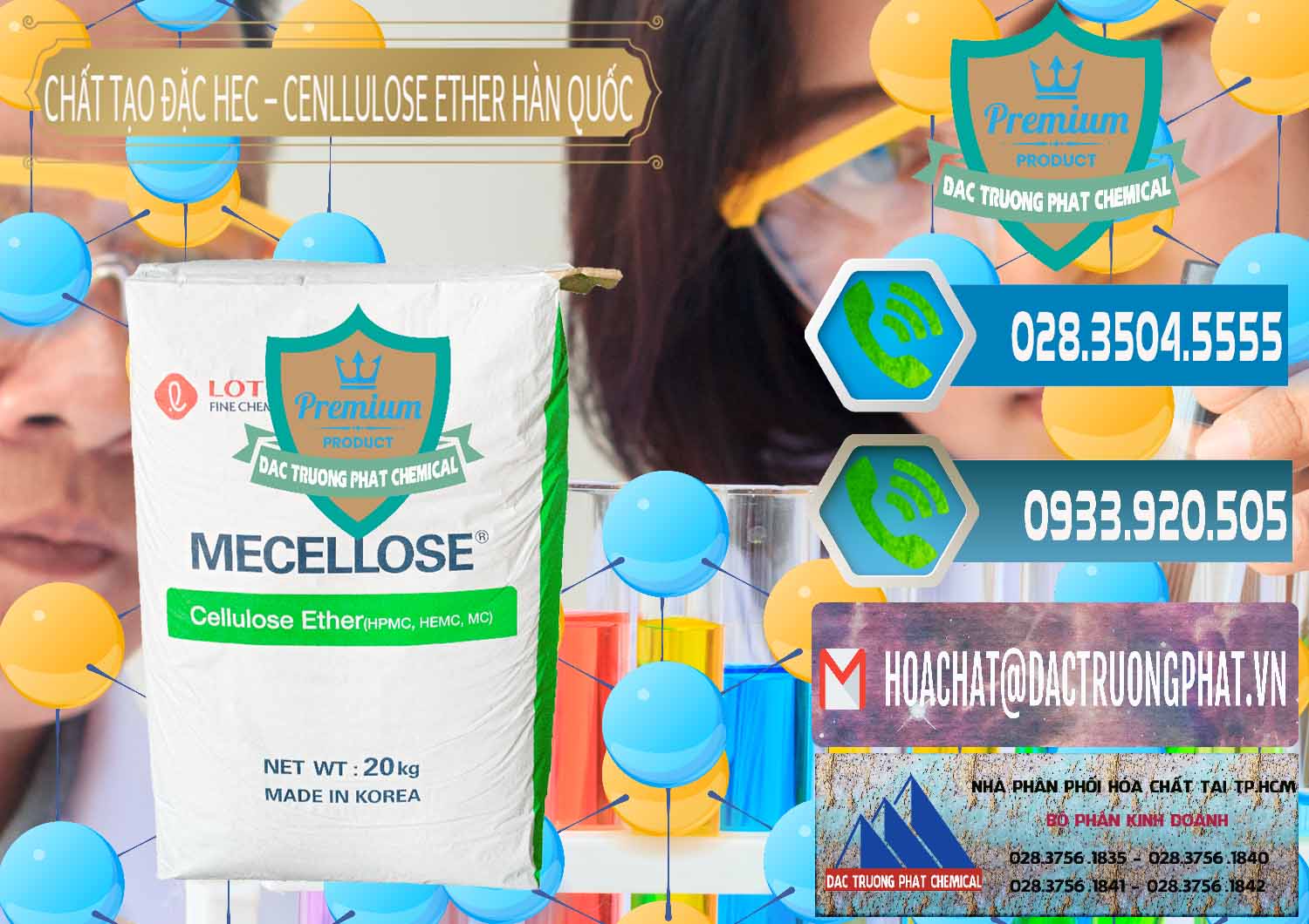 Chuyên cung ứng - bán Chất Tạo Đặc Hec Mecellose – Cenllulose Ether Lotte Hàn Quốc Korea - 0050 - Công ty cung cấp _ phân phối hóa chất tại TP.HCM - congtyhoachat.net