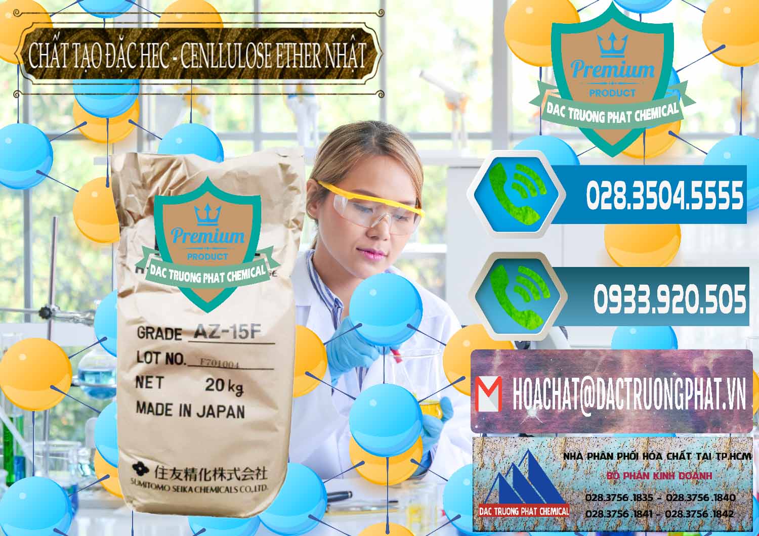 Đơn vị chuyên nhập khẩu & bán Chất Tạo Đặc Hec Mecellose – Cenllulose Ether Nhật Bản Japan - 0367 - Đơn vị chuyên phân phối ( nhập khẩu ) hóa chất tại TP.HCM - congtyhoachat.net