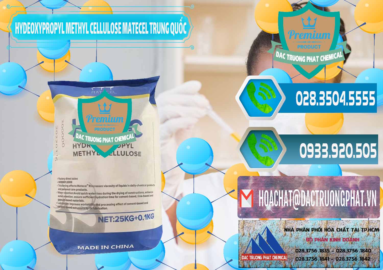 Đơn vị nhập khẩu _ bán Chất Tạo Đặc HPMC - Hydroxypropyl Methyl Cellulose Matecel Trung Quốc China - 0396 - Nhà cung cấp ( nhập khẩu ) hóa chất tại TP.HCM - congtyhoachat.net