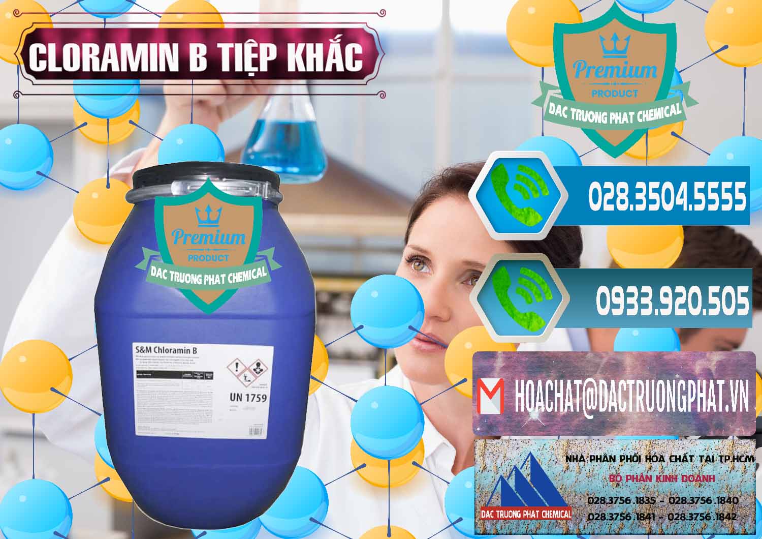 Phân phối và bán Cloramin B Cộng Hòa Séc Tiệp Khắc Czech Republic - 0299 - Chuyên nhập khẩu và phân phối hóa chất tại TP.HCM - congtyhoachat.net
