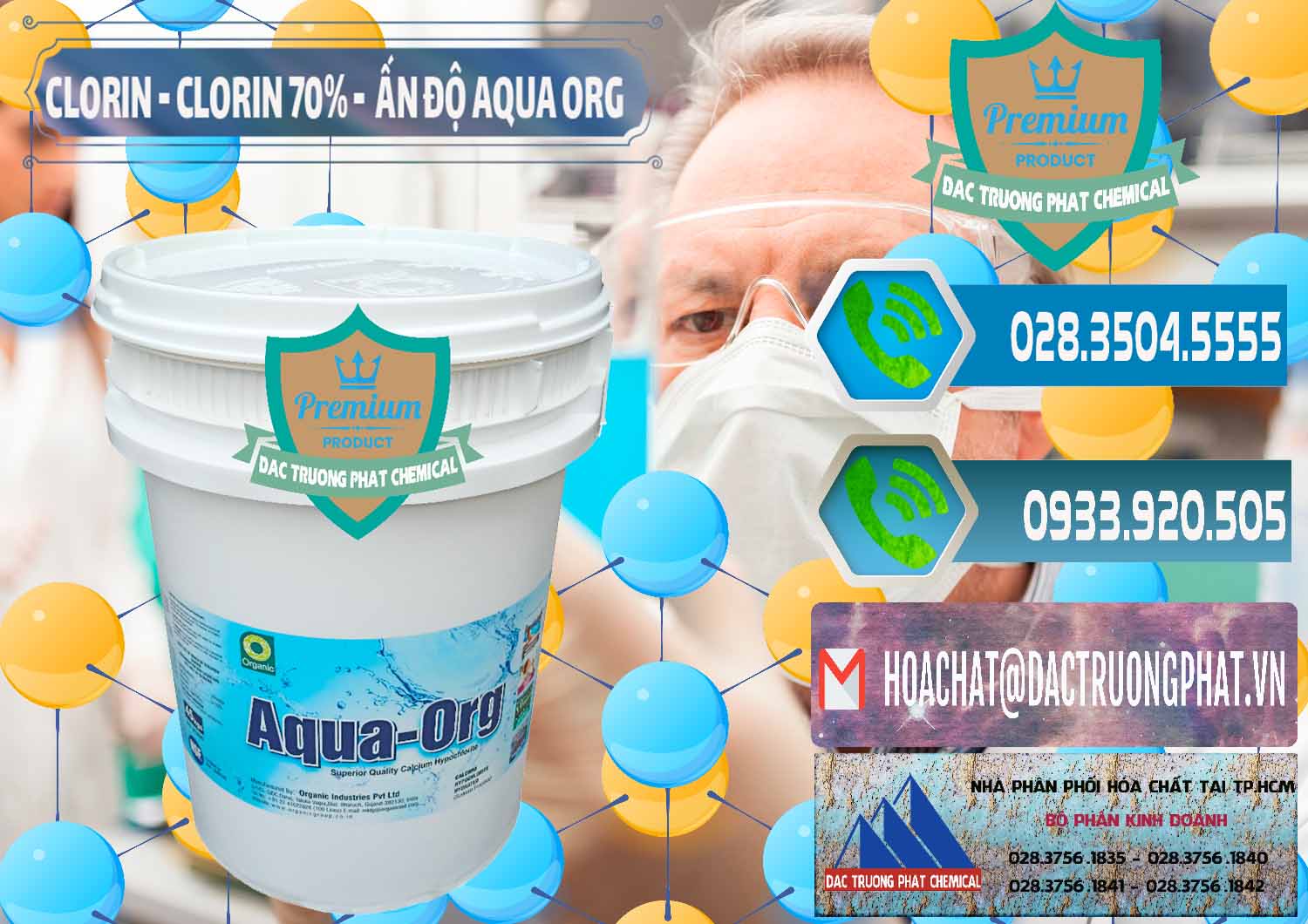 Nơi chuyên bán ( cung ứng ) Chlorine – Clorin Ấn Độ Aqua ORG Organic India - 0051 - Công ty bán và cung cấp hóa chất tại TP.HCM - congtyhoachat.net