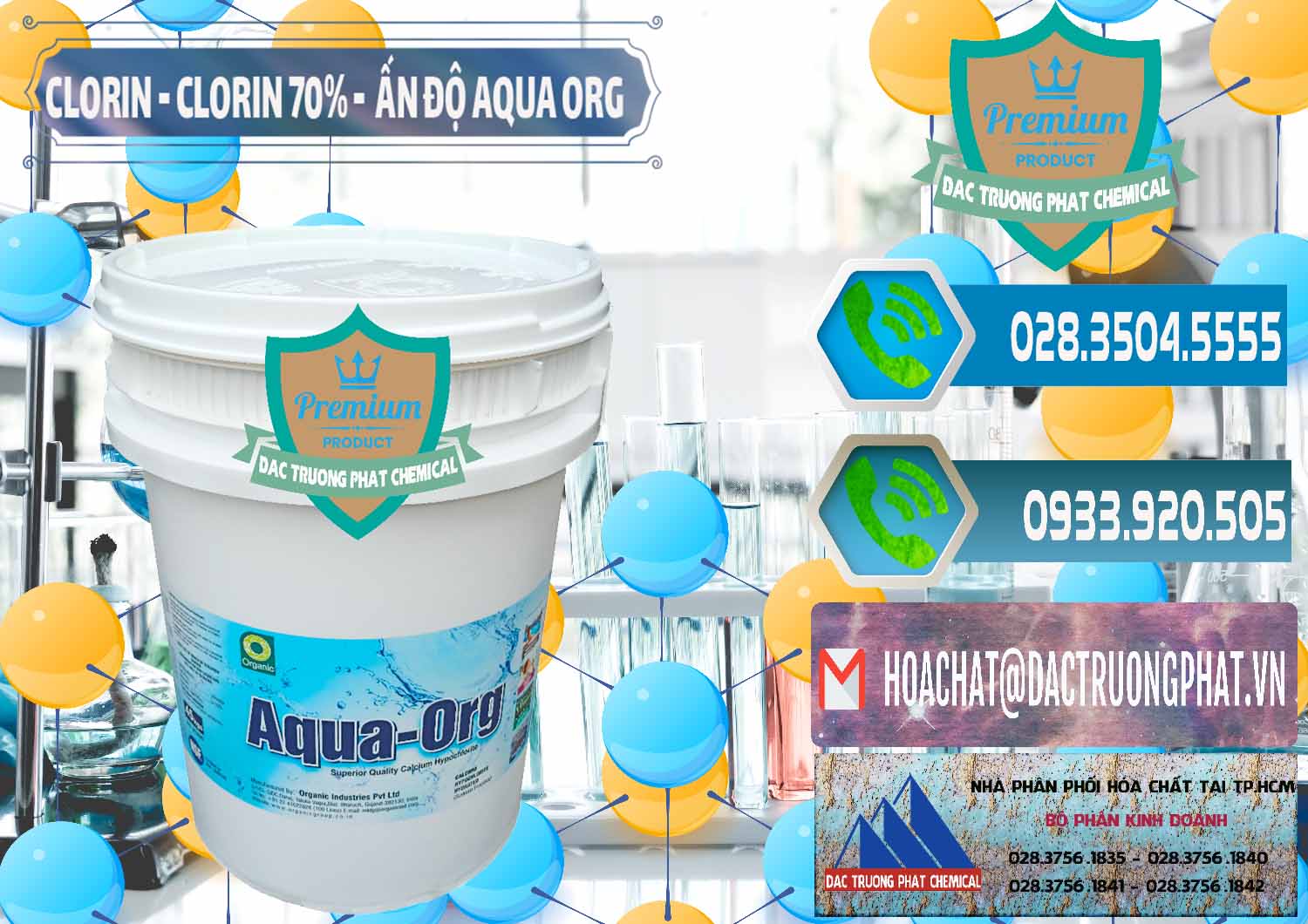 Đơn vị chuyên bán - phân phối Chlorine – Clorin Ấn Độ Aqua ORG Organic India - 0051 - Chuyên kinh doanh & cung cấp hóa chất tại TP.HCM - congtyhoachat.net