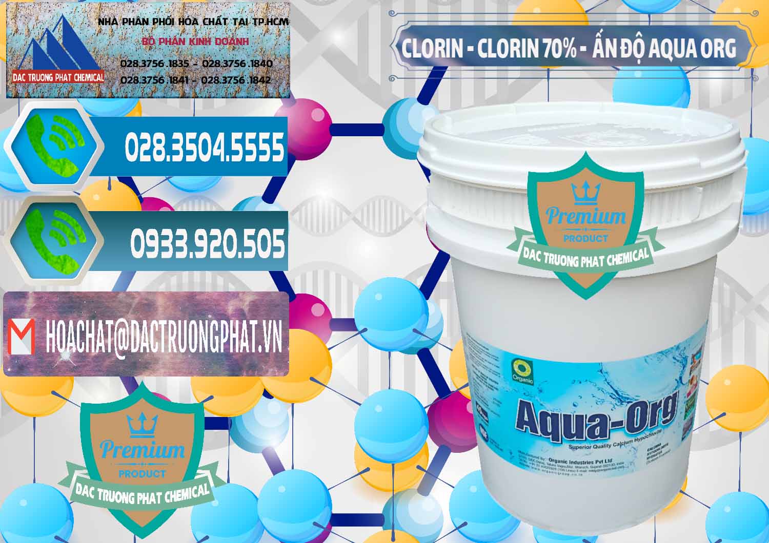 Công ty cung cấp ( bán ) Chlorine – Clorin Ấn Độ Aqua ORG Organic India - 0051 - Nơi chuyên nhập khẩu & phân phối hóa chất tại TP.HCM - congtyhoachat.net