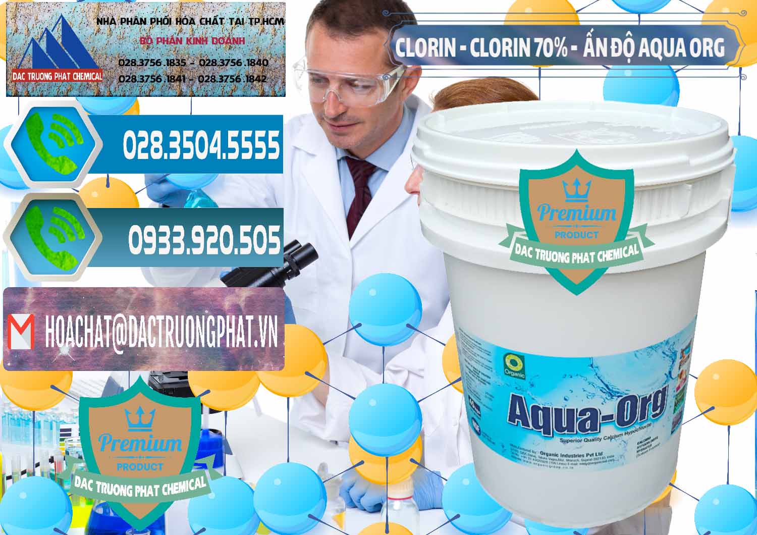 Đơn vị bán ( cung ứng ) Chlorine – Clorin Ấn Độ Aqua ORG Organic India - 0051 - Công ty cung cấp - kinh doanh hóa chất tại TP.HCM - congtyhoachat.net