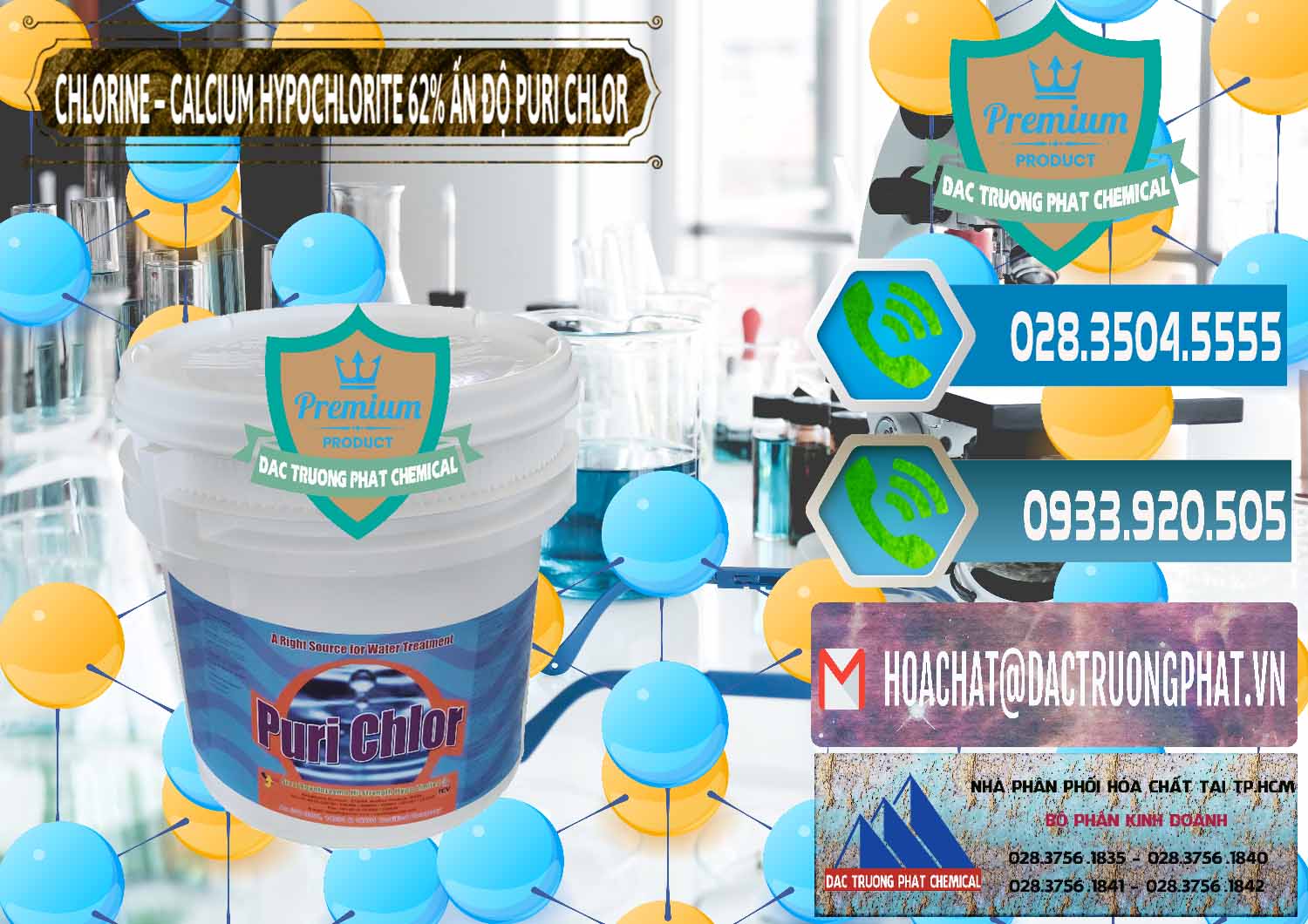 Phân phối _ bán Chlorine – Clorin 62% Puri Chlo Ấn Độ India - 0052 - Nhà cung cấp & bán hóa chất tại TP.HCM - congtyhoachat.net