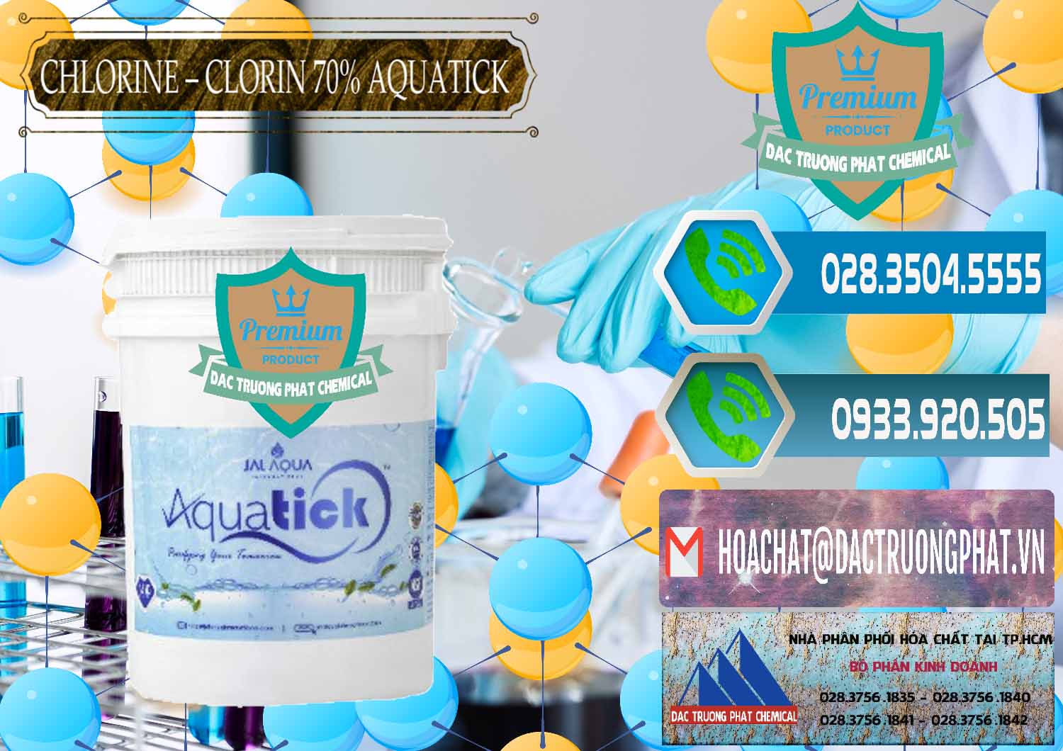 Công ty cung ứng - bán Chlorine – Clorin 70% Aquatick Thùng Cao Jal Aqua Ấn Độ India - 0237 - Công ty chuyên cung cấp ( bán ) hóa chất tại TP.HCM - congtyhoachat.net