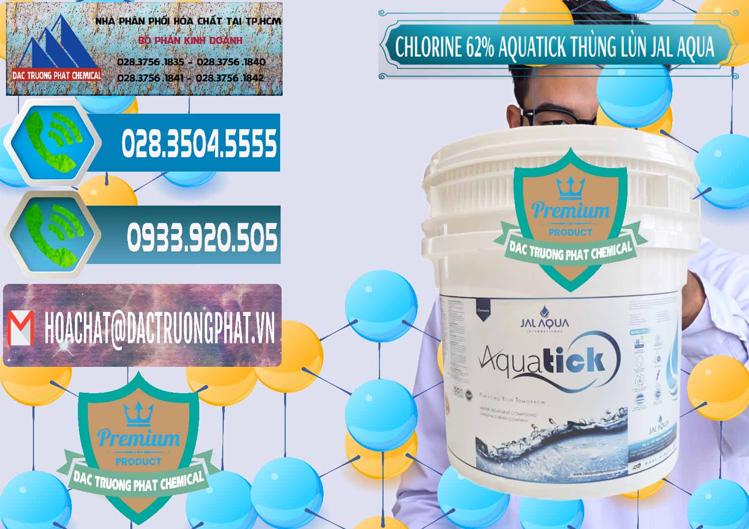Công ty cung cấp _ bán Chlorine – Clorin 62% Aquatick Thùng Lùn Jal Aqua Ấn Độ India - 0238 - Chuyên kinh doanh & cung cấp hóa chất tại TP.HCM - congtyhoachat.net