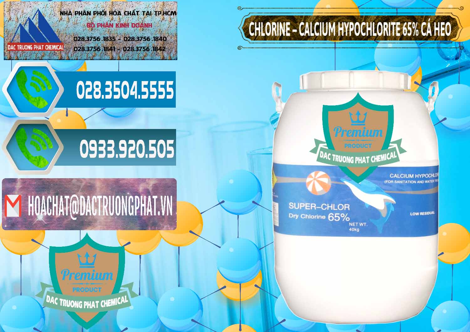 Nơi bán và phân phối Clorin - Chlorine Cá Heo 65% Trung Quốc China - 0053 - Nơi chuyên cung cấp - kinh doanh hóa chất tại TP.HCM - congtyhoachat.net