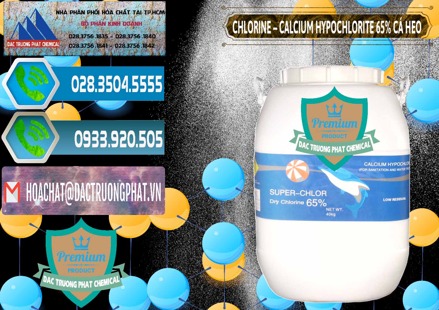 Nơi nhập khẩu & bán Clorin - Chlorine Cá Heo 65% Trung Quốc China - 0053 - Kinh doanh - cung cấp hóa chất tại TP.HCM - congtyhoachat.net