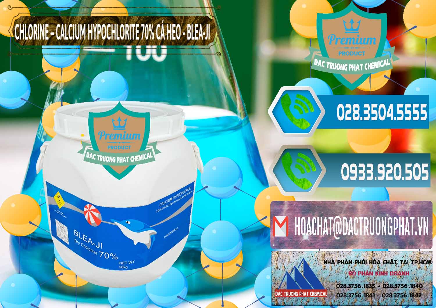 Cung cấp ( bán ) Clorin - Chlorine Cá Heo 70% Blea-Ji Trung Quốc China - 0056 - Công ty nhập khẩu - phân phối hóa chất tại TP.HCM - congtyhoachat.net