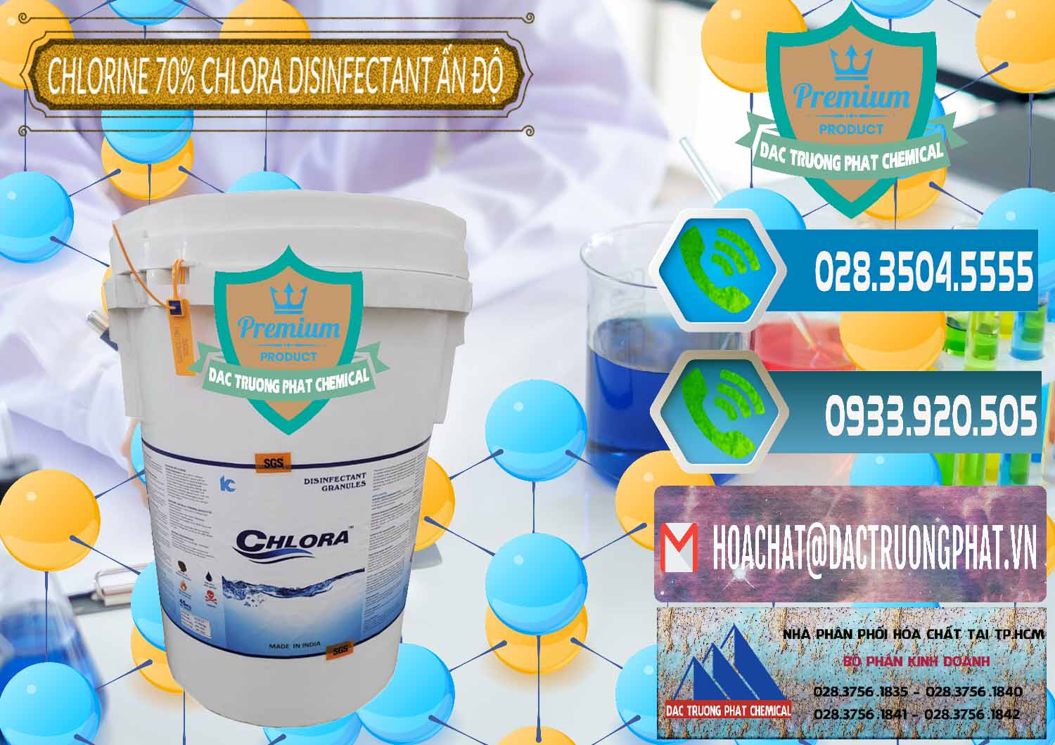 Cty cung ứng và bán Chlorine – Clorin 70% Chlora Disinfectant Ấn Độ India - 0213 - Cty chuyên bán và cung cấp hóa chất tại TP.HCM - congtyhoachat.net