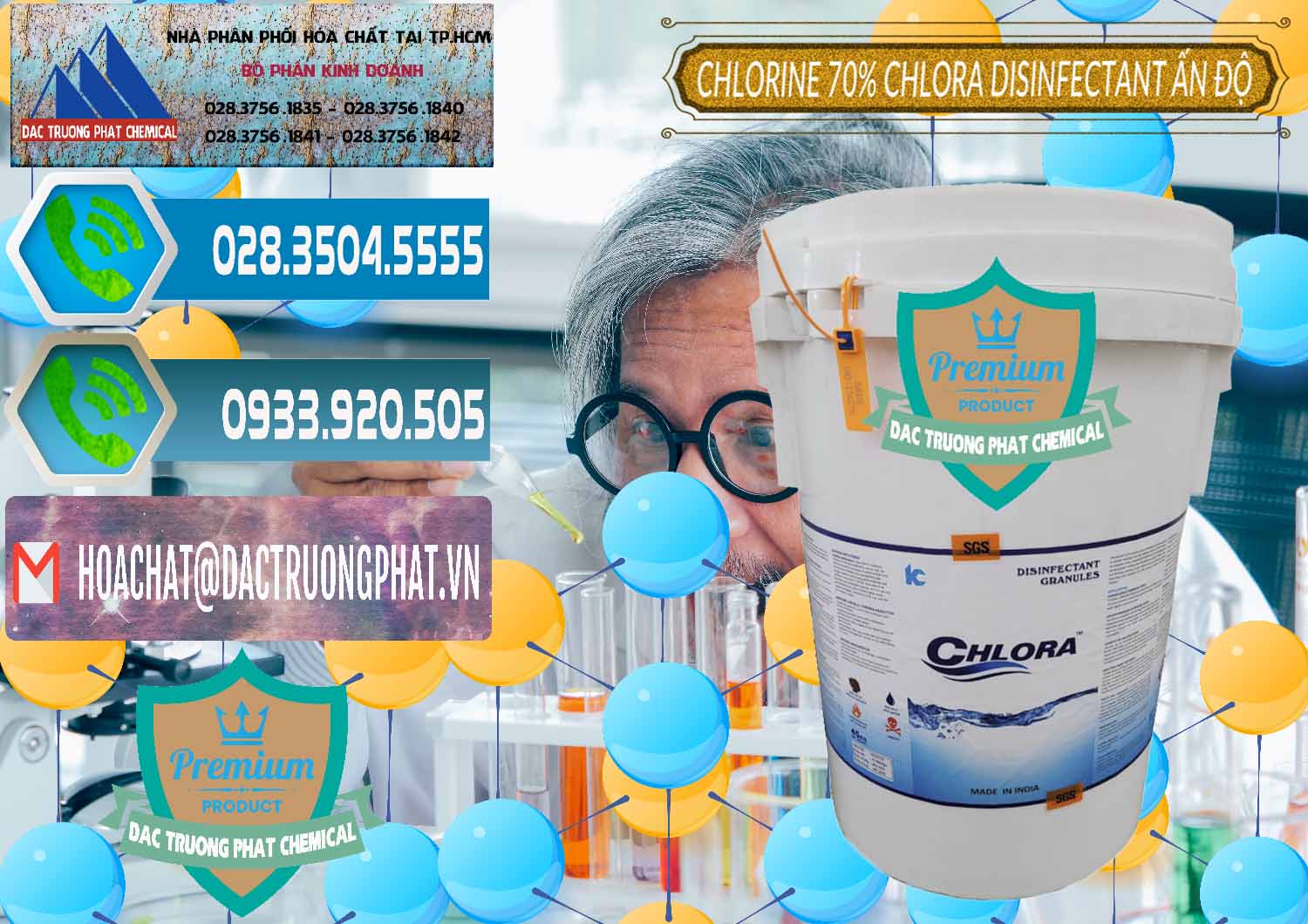 Công ty chuyên bán - cung ứng Chlorine – Clorin 70% Chlora Disinfectant Ấn Độ India - 0213 - Cty chuyên bán & phân phối hóa chất tại TP.HCM - congtyhoachat.net