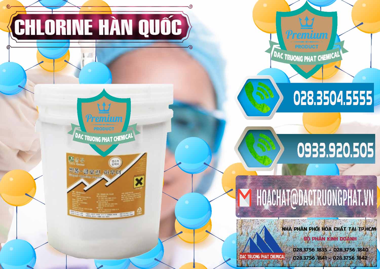 Cty chuyên bán và phân phối Chlorine – Clorin 70% Hàn Quốc Korea - 0345 - Nơi chuyên cung cấp - bán hóa chất tại TP.HCM - congtyhoachat.net