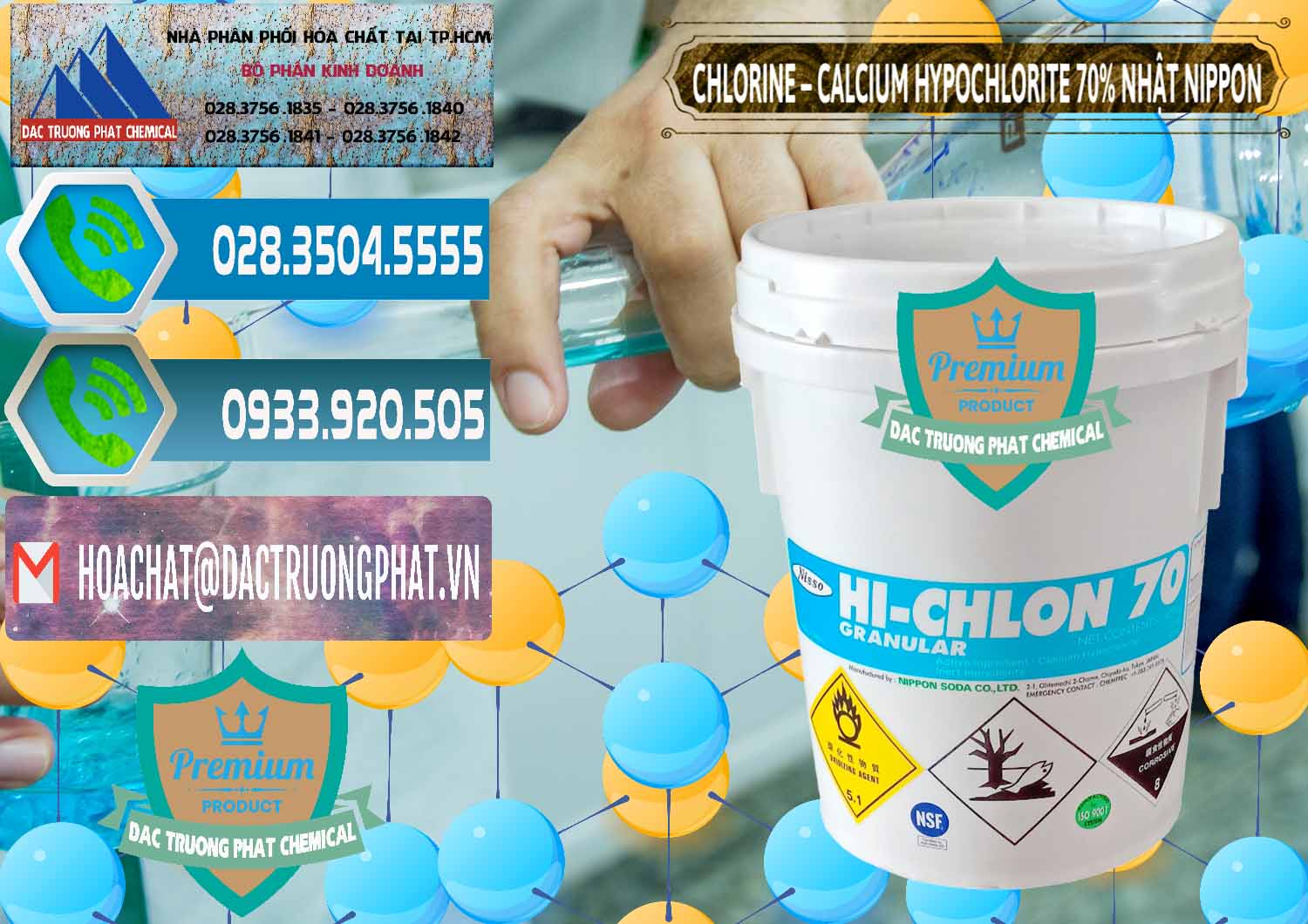 Đơn vị chuyên kinh doanh ( bán ) Clorin – Chlorine 70% Nippon Soda Nhật Bản Japan - 0055 - Kinh doanh ( cung cấp ) hóa chất tại TP.HCM - congtyhoachat.net