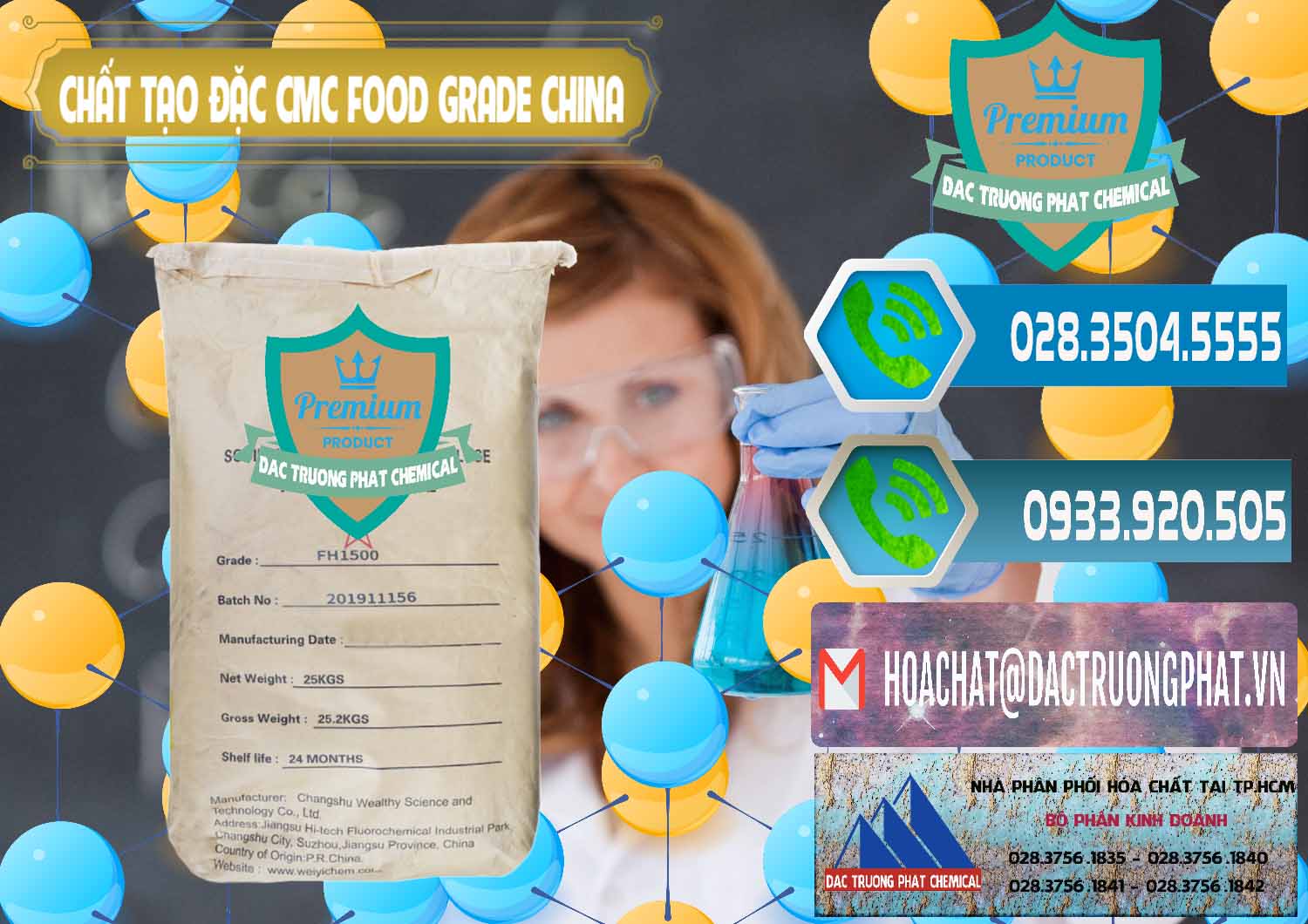 Nhà nhập khẩu - bán Chất Tạo Đặc CMC Wealthy Food Grade Trung Quốc China - 0426 - Nhà nhập khẩu - phân phối hóa chất tại TP.HCM - congtyhoachat.net