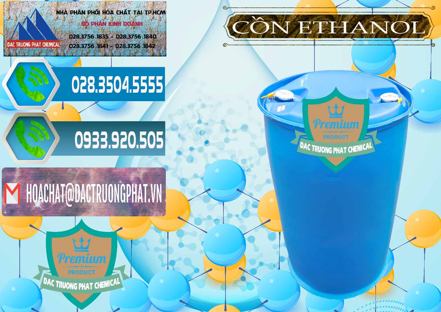 Đơn vị bán và phân phối Cồn Ethanol - C2H5OH Thực Phẩm Food Grade Việt Nam - 0330 - Công ty nhập khẩu & cung cấp hóa chất tại TP.HCM - congtyhoachat.net