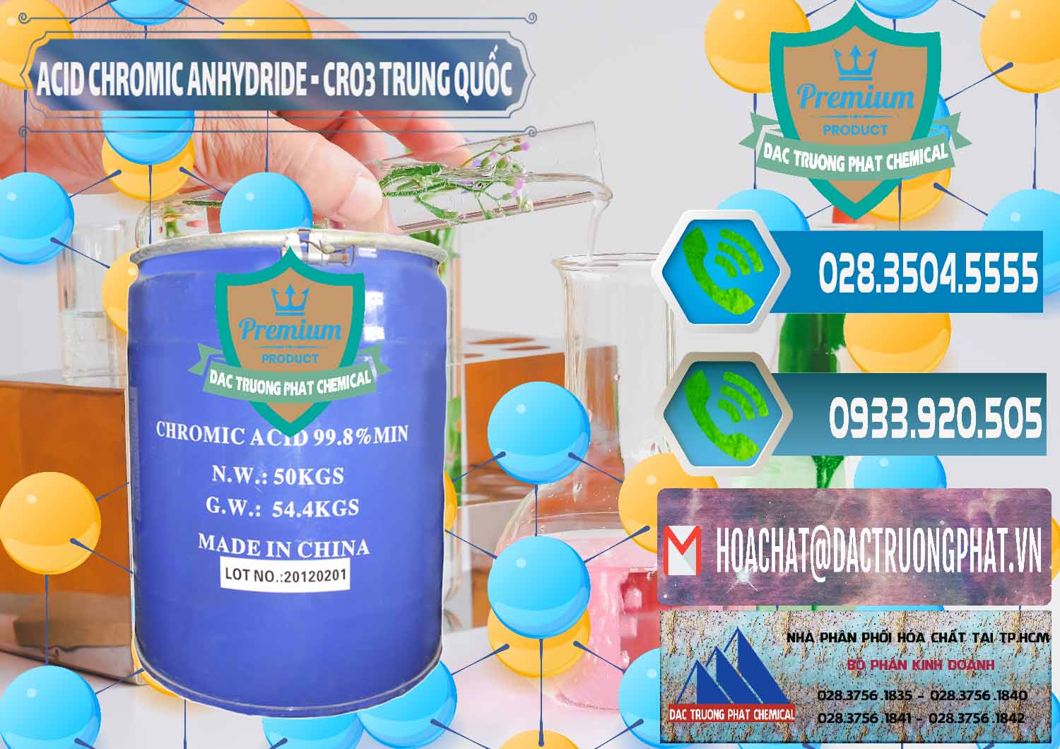 Đơn vị chuyên bán - cung ứng Acid Chromic Anhydride - Cromic CRO3 Trung Quốc China - 0007 - Cty chuyên cung ứng _ phân phối hóa chất tại TP.HCM - congtyhoachat.net