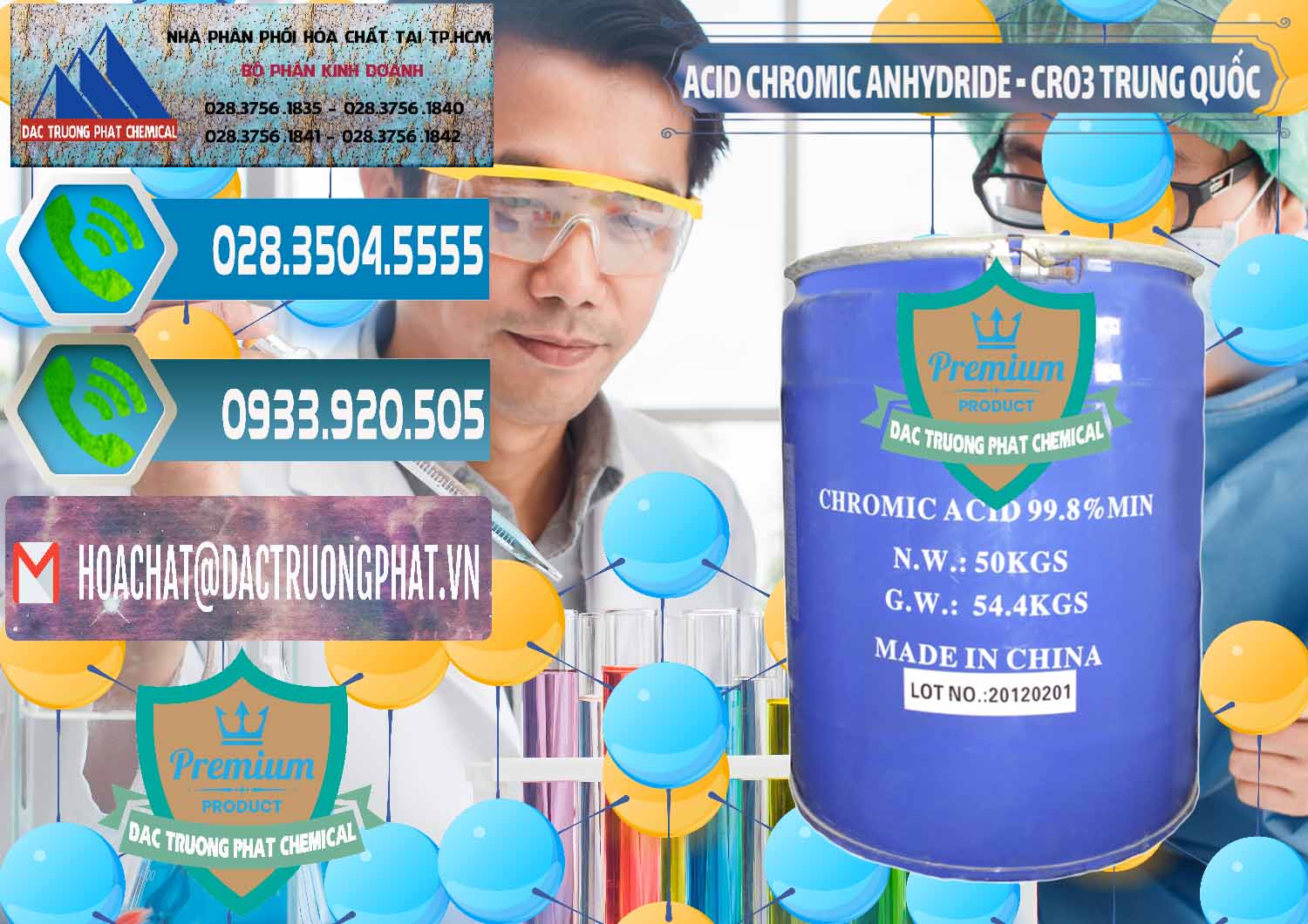 Đơn vị bán và phân phối Acid Chromic Anhydride - Cromic CRO3 Trung Quốc China - 0007 - Chuyên cung ứng _ phân phối hóa chất tại TP.HCM - congtyhoachat.net