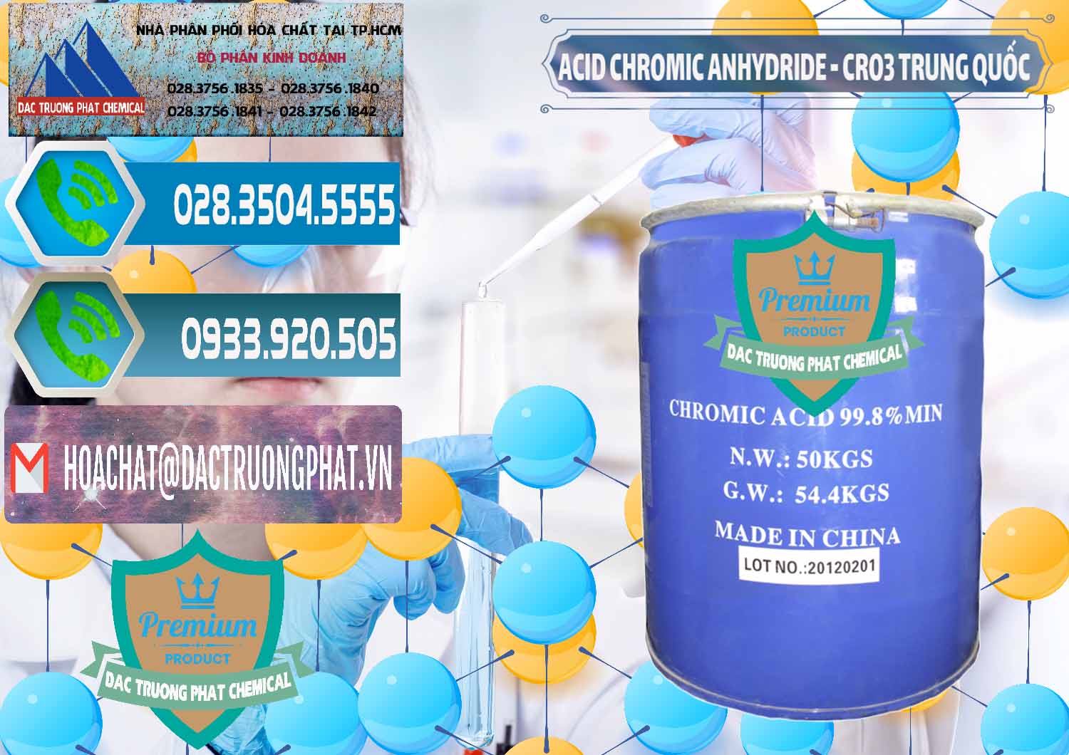 Cung cấp _ bán Acid Chromic Anhydride - Cromic CRO3 Trung Quốc China - 0007 - Công ty cung ứng _ phân phối hóa chất tại TP.HCM - congtyhoachat.net
