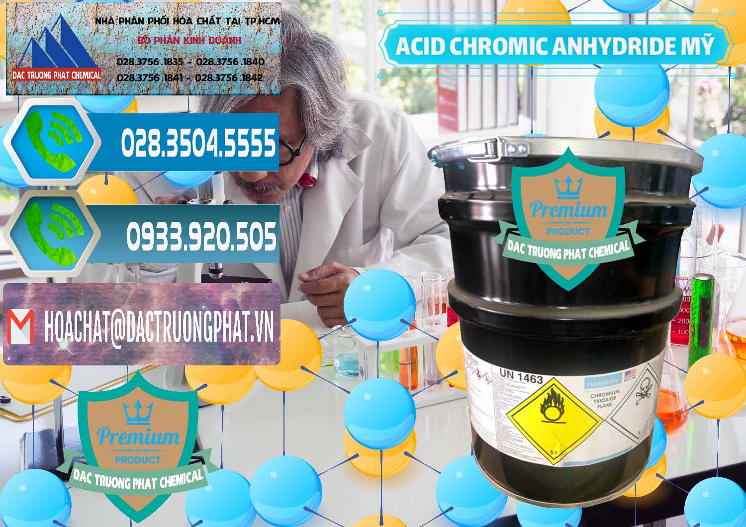 Công ty bán và phân phối Acid Chromic Anhydride - Cromic CRO3 USA Mỹ - 0364 - Đơn vị cung cấp ( kinh doanh ) hóa chất tại TP.HCM - congtyhoachat.net