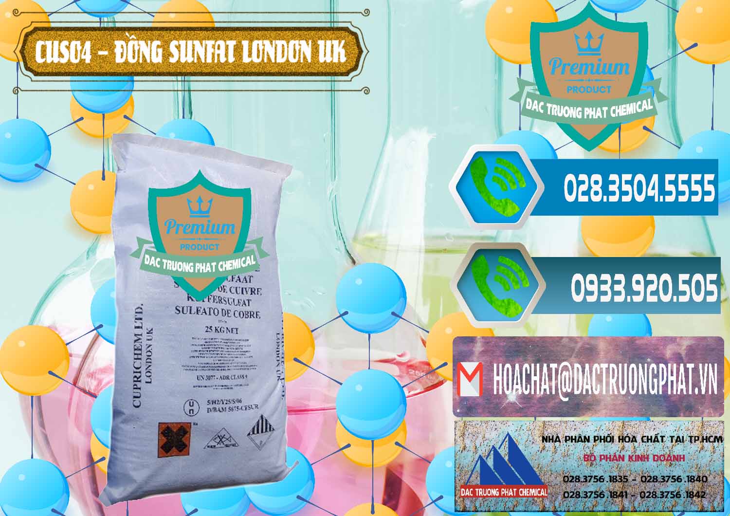 Công ty chuyên bán và phân phối CuSO4 – Đồng Sunfat Anh Uk Kingdoms - 0478 - Phân phối _ nhập khẩu hóa chất tại TP.HCM - congtyhoachat.net