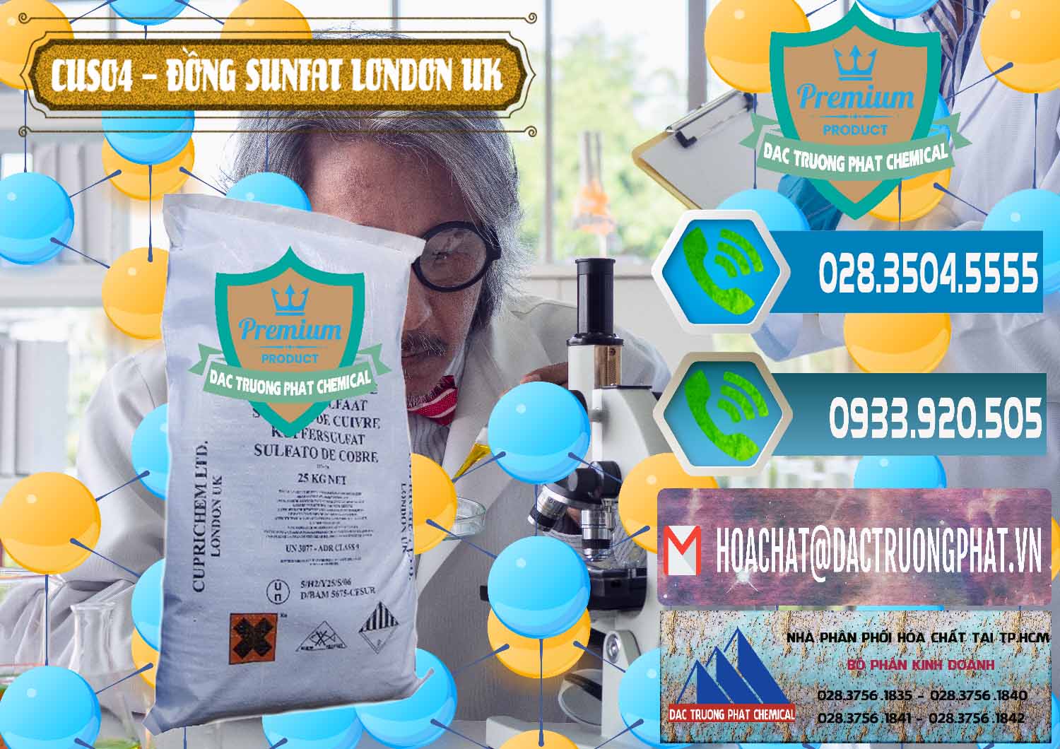 Chuyên bán - cung ứng CuSO4 – Đồng Sunfat Anh Uk Kingdoms - 0478 - Chuyên bán & phân phối hóa chất tại TP.HCM - congtyhoachat.net