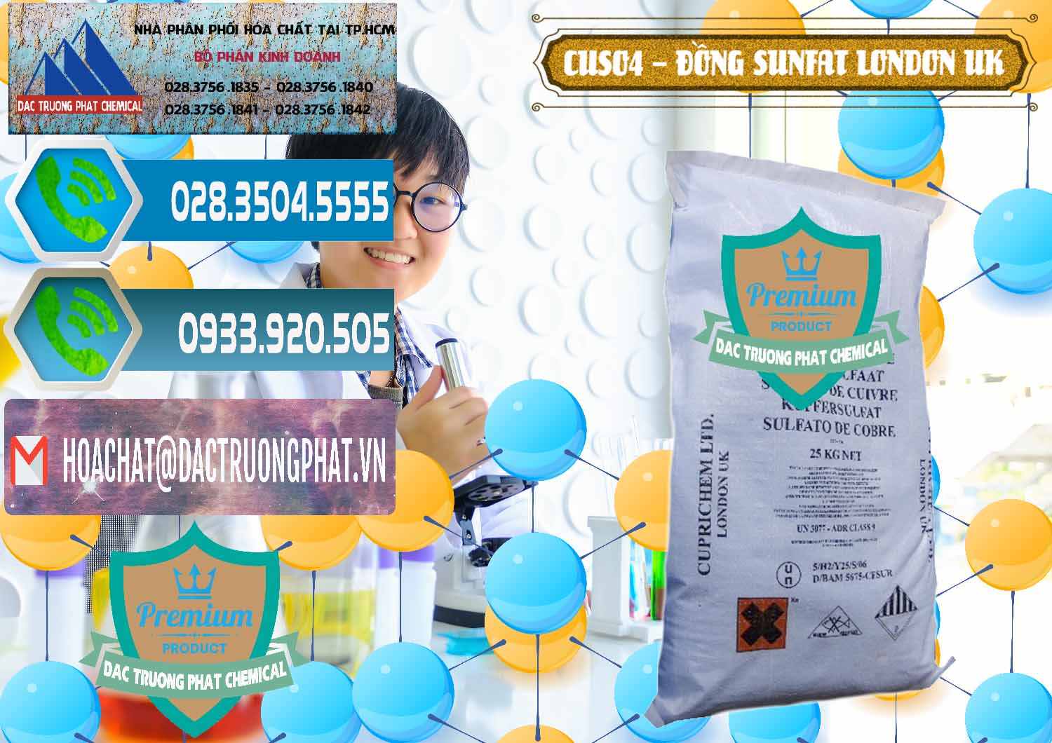 Công ty chuyên bán ( cung ứng ) CuSO4 – Đồng Sunfat Anh Uk Kingdoms - 0478 - Cty bán ( phân phối ) hóa chất tại TP.HCM - congtyhoachat.net