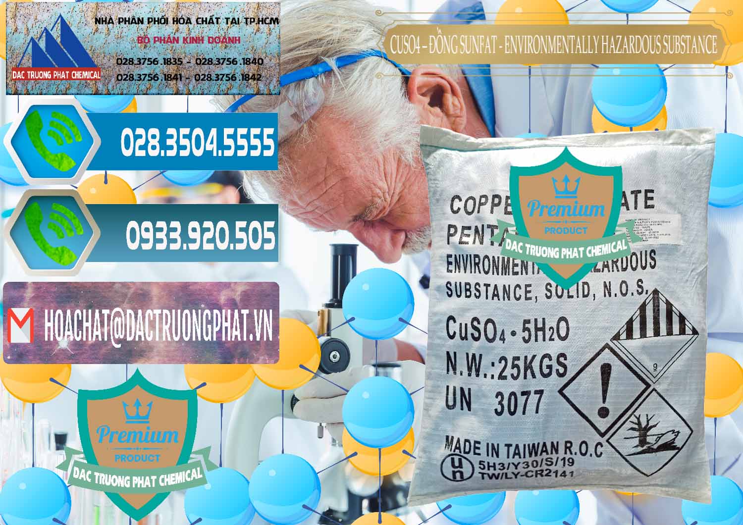 Cty bán ( phân phối ) CuSO4 – Đồng Sunfat Đài Loan Taiwan - 0059 - Công ty phân phối & cung cấp hóa chất tại TP.HCM - congtyhoachat.net