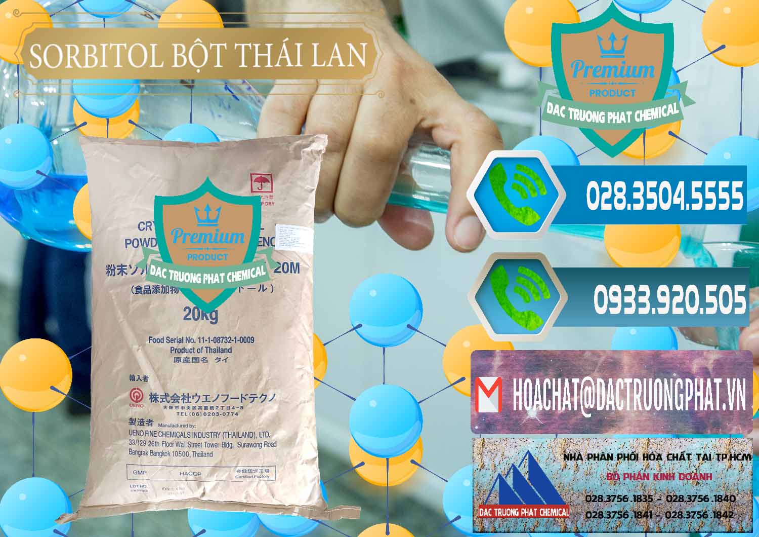 Đơn vị chuyên kinh doanh _ bán D-Sorbitol Bột - C6H14O6 Food Grade Thái Lan Thailand - 0322 - Nơi cung cấp & phân phối hóa chất tại TP.HCM - congtyhoachat.net