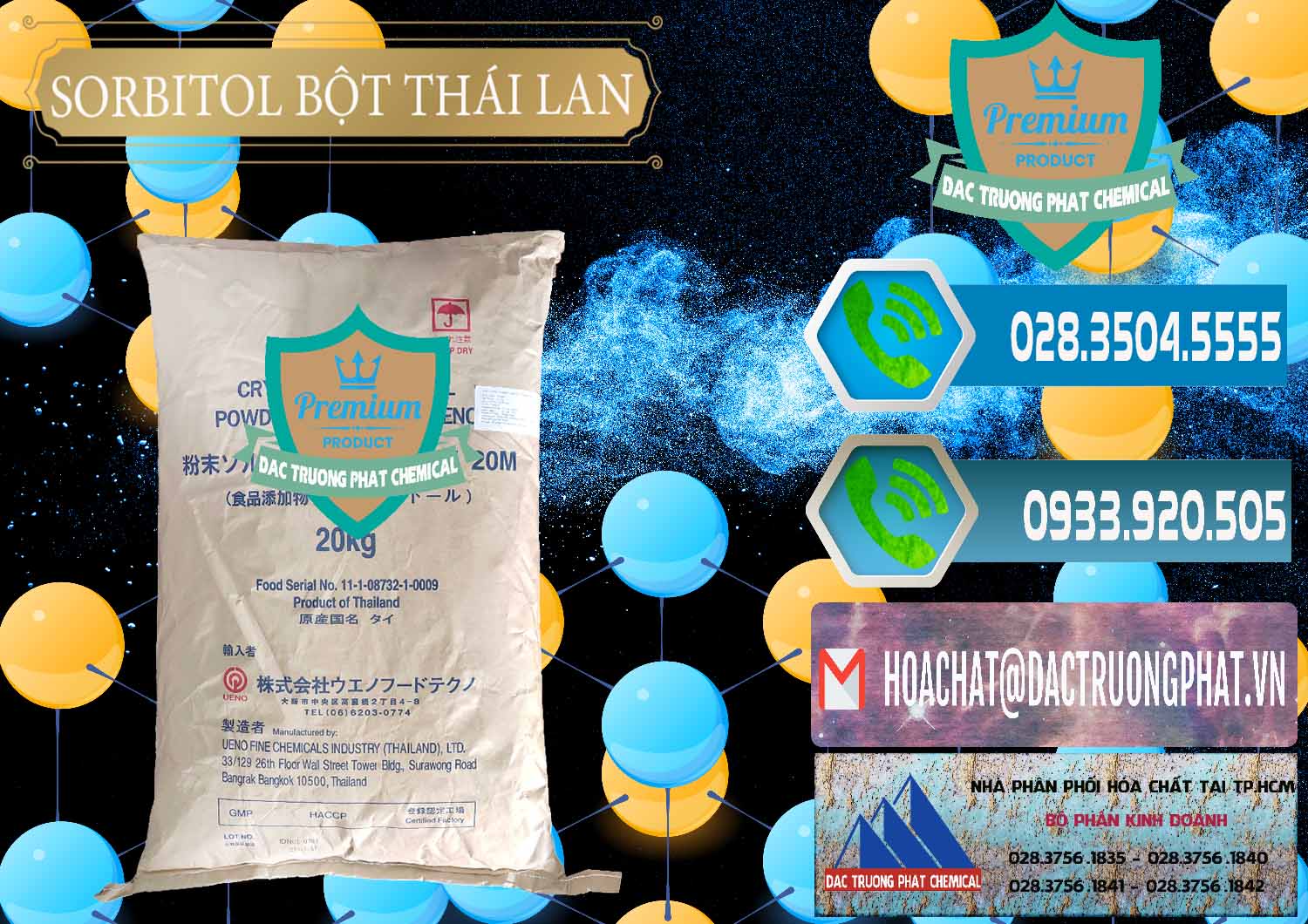 Công ty bán _ phân phối D-Sorbitol Bột - C6H14O6 Food Grade Thái Lan Thailand - 0322 - Nơi chuyên cung cấp ( bán ) hóa chất tại TP.HCM - congtyhoachat.net