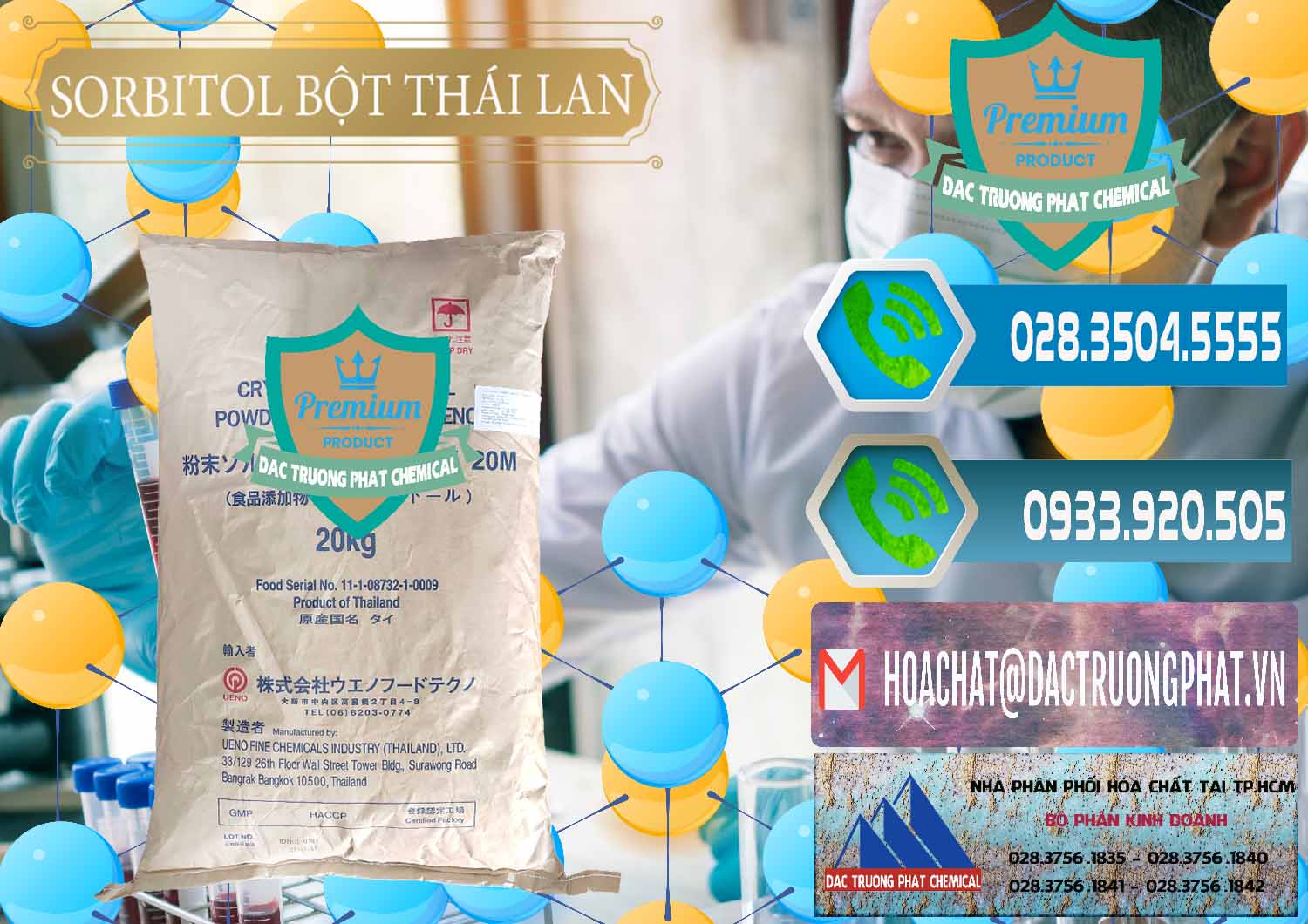 Nơi chuyên phân phối và bán D-Sorbitol Bột - C6H14O6 Food Grade Thái Lan Thailand - 0322 - Đơn vị phân phối và bán hóa chất tại TP.HCM - congtyhoachat.net