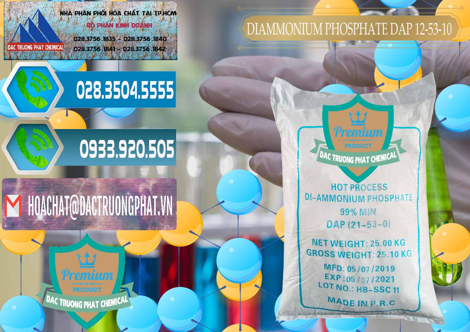 Bán _ cung cấp DAP - Diammonium Phosphate Trung Quốc China - 0319 - Nơi nhập khẩu & cung cấp hóa chất tại TP.HCM - congtyhoachat.net