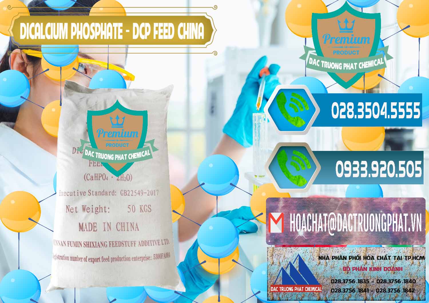 Bán và cung ứng Dicalcium Phosphate - DCP Feed Grade Trung Quốc China - 0296 - Đơn vị chuyên phân phối ( bán ) hóa chất tại TP.HCM - congtyhoachat.net