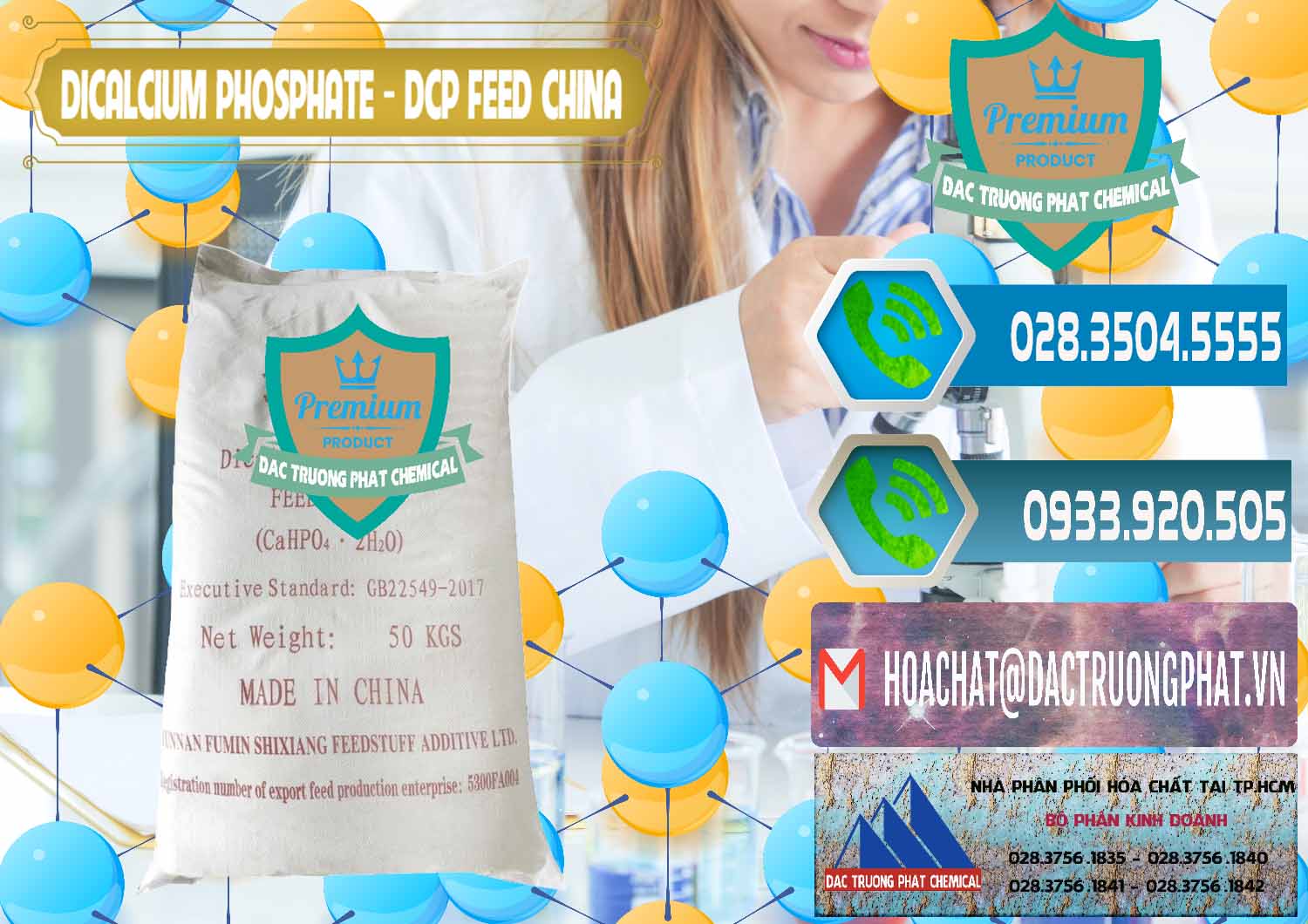 Công ty chuyên bán ( cung ứng ) Dicalcium Phosphate - DCP Feed Grade Trung Quốc China - 0296 - Nhà cung cấp & phân phối hóa chất tại TP.HCM - congtyhoachat.net