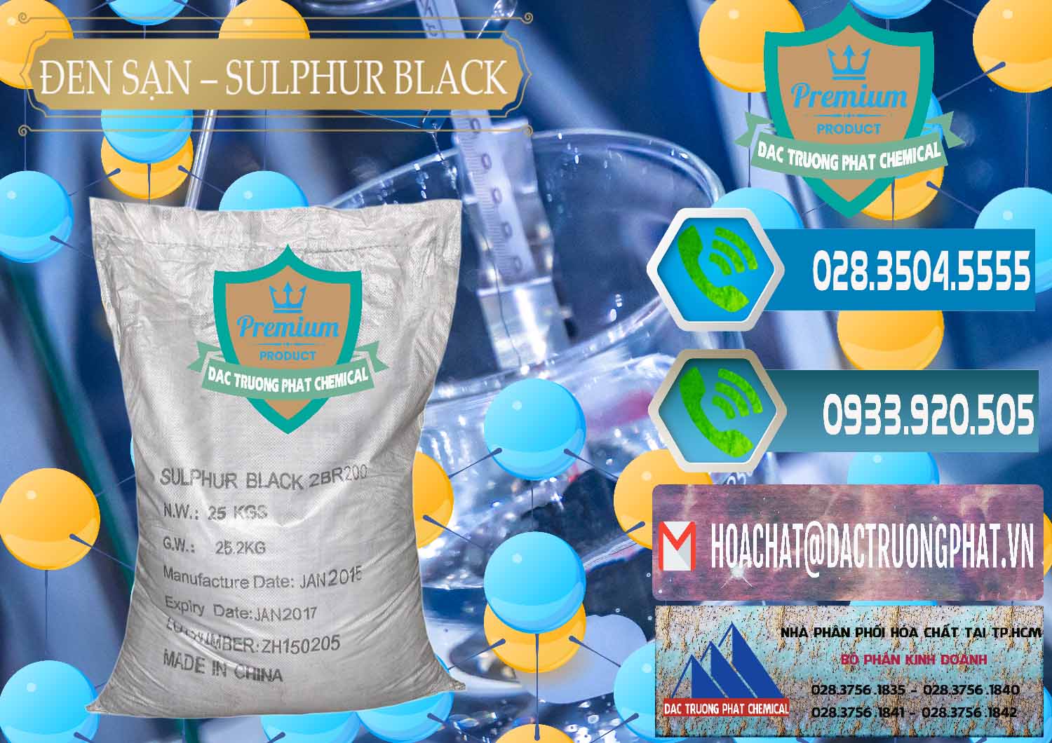 Cty cung ứng ( bán ) Đen Sạn – Sulphur Black Trung Quốc China - 0062 - Nơi chuyên phân phối - bán hóa chất tại TP.HCM - congtyhoachat.net