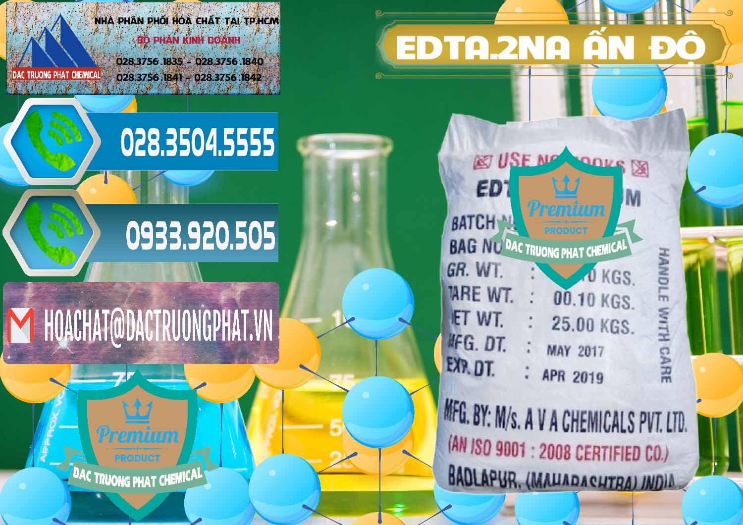 Nơi cung cấp - bán EDTA.2NA - Ethylendiamin Tetraacetic Ấn Độ India - 0416 - Chuyên kinh doanh _ phân phối hóa chất tại TP.HCM - congtyhoachat.net